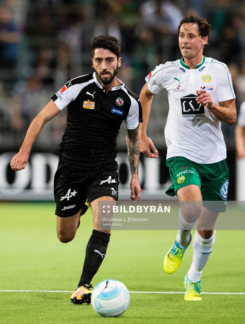 Örebros Nahir Besara och Hammarbys Johan Persson