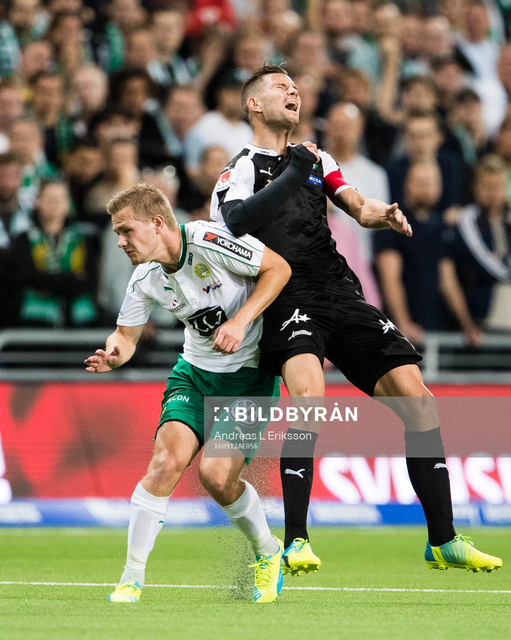 Hammarbys Erik Israelsson och Örebros Robert Åhman Persson