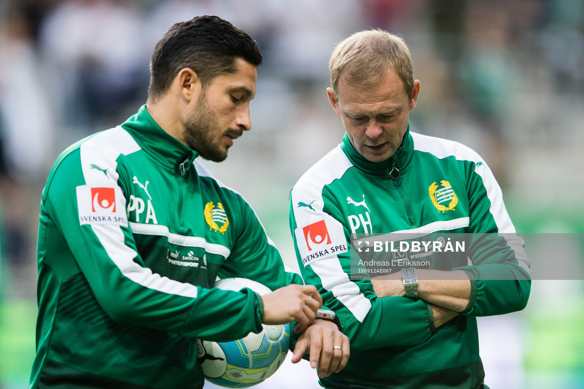 Hammarbys assisterande tränare Pablo Pinones-Arce och