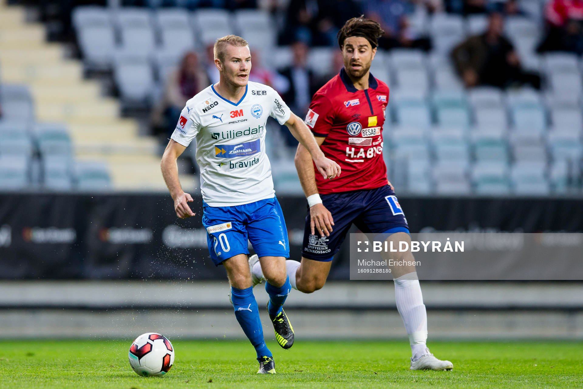 2 Värnamos  Freddy Winst och Örgrytes George Mourad