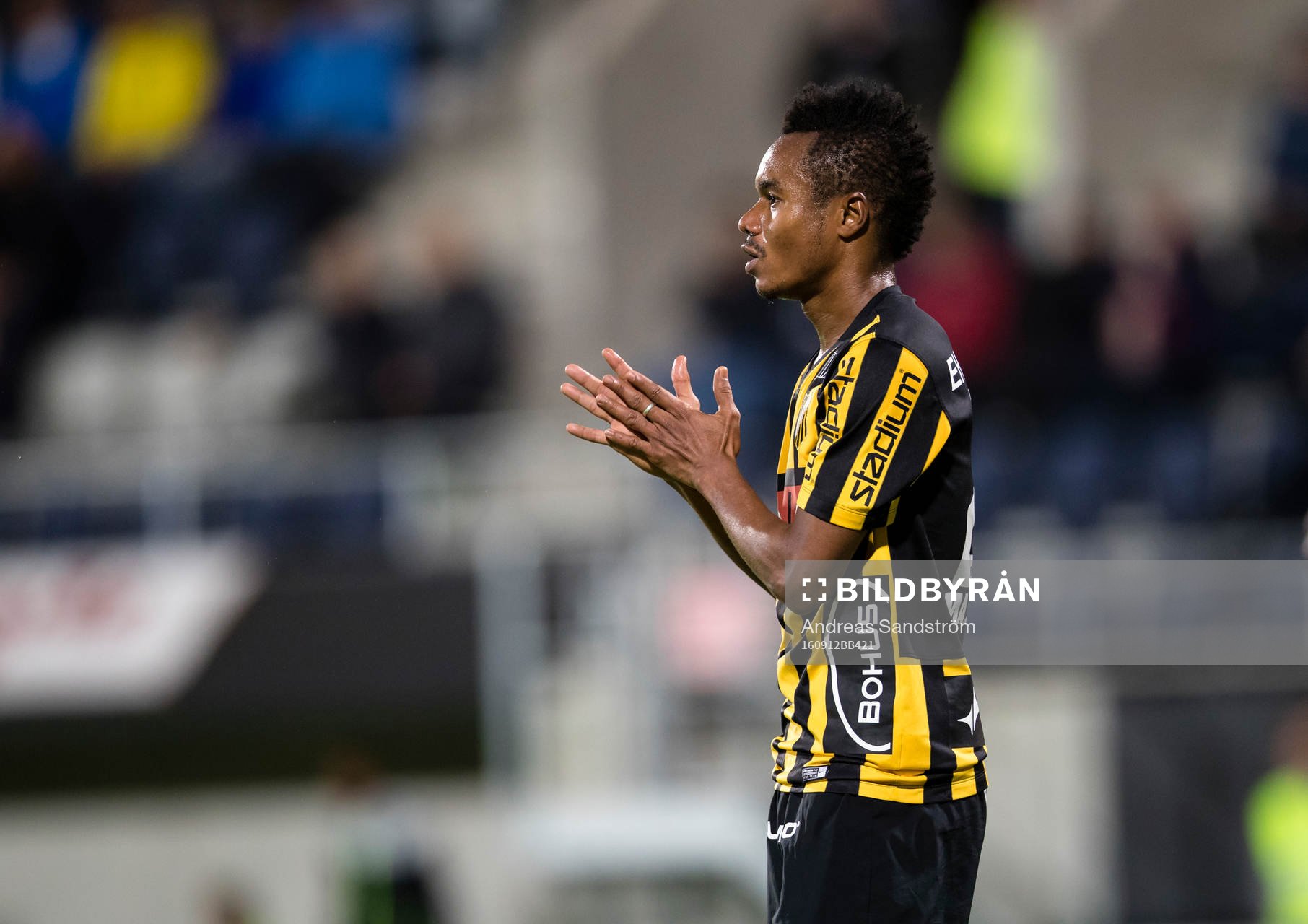 Häckens Nasiru Mohammed reagerar