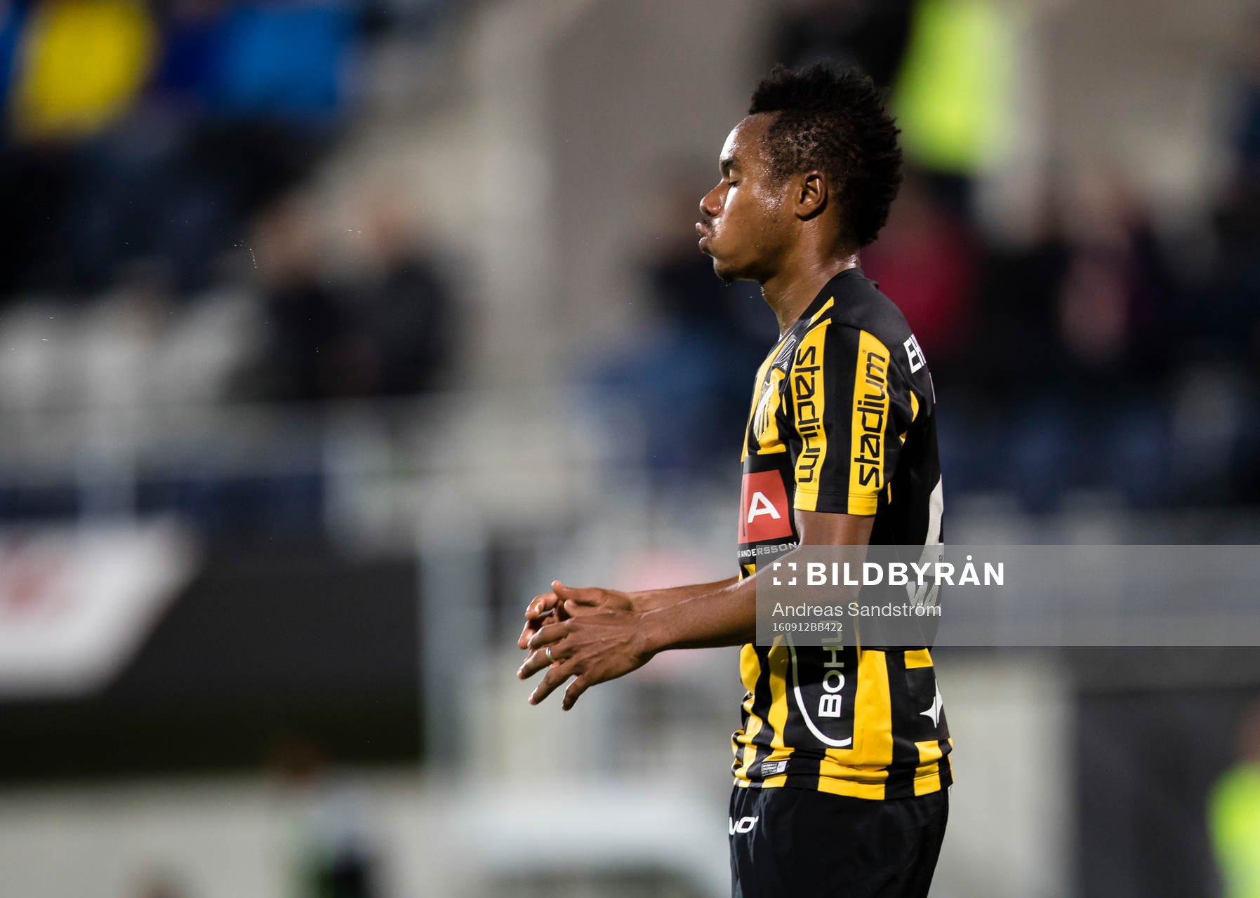 Häckens Nasiru Mohammed reagerar