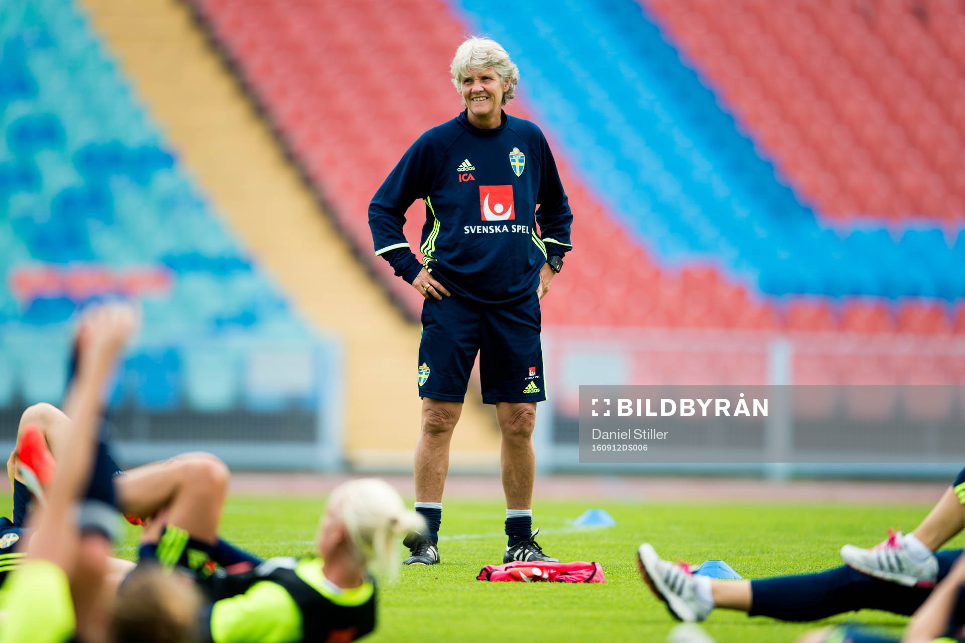 Sveriges förbundskapten Pia Sundhage