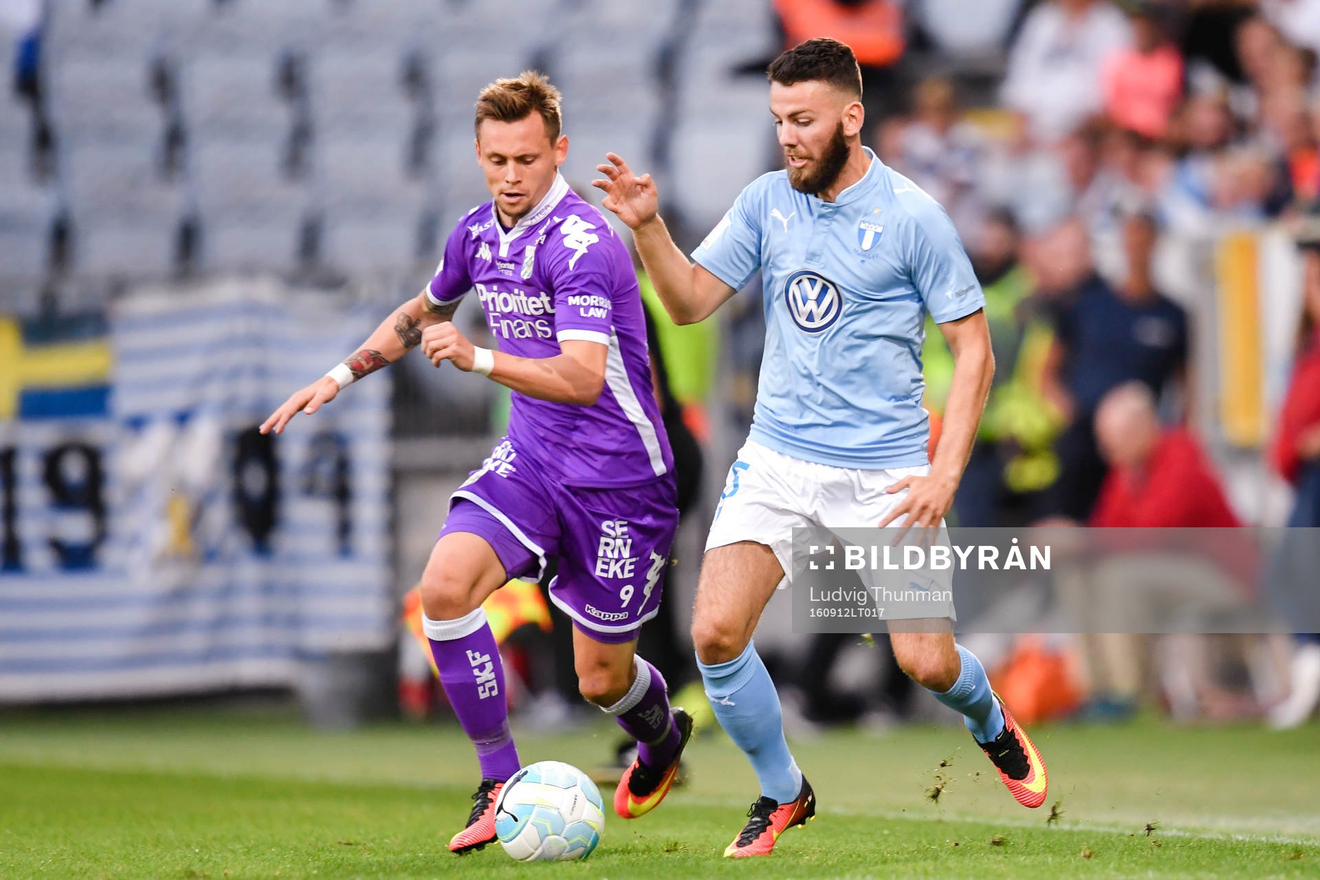 Malmö FFs Erdal Rakip och IFK Göteborgs Jakob Ankersen