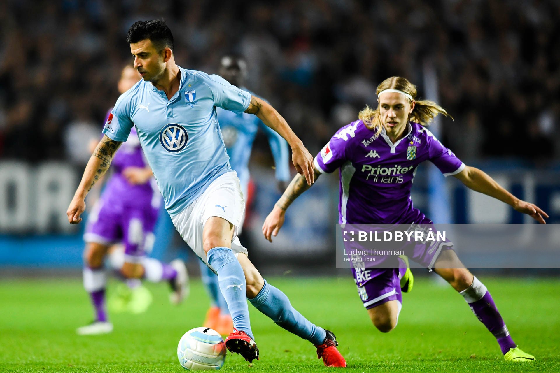 Malmö FFs Behrang Safari och IFK Göteborgs Elias Mar