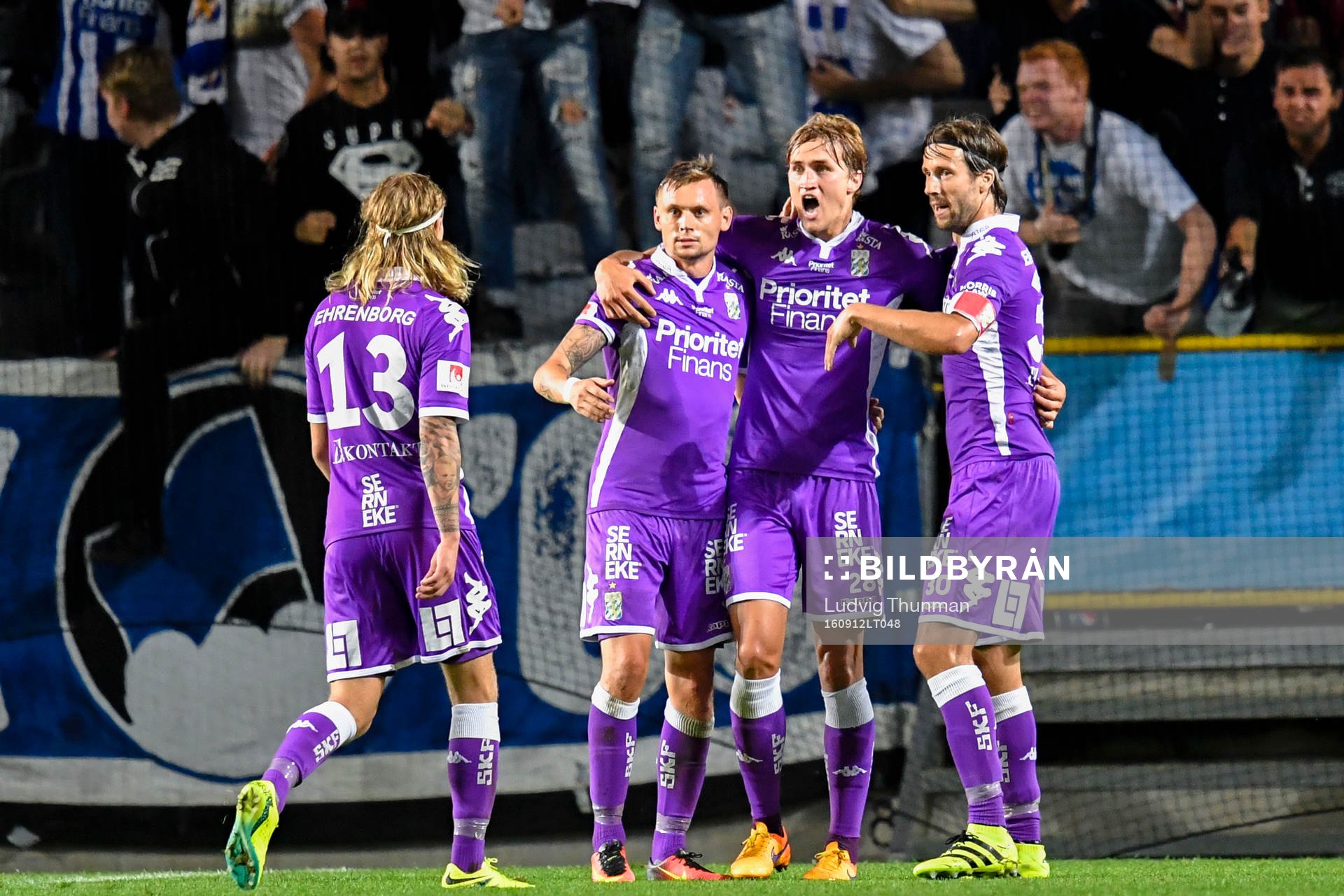 IFK Göteborgs Elias Mar Omarsson, Mads Albaek , Thomas