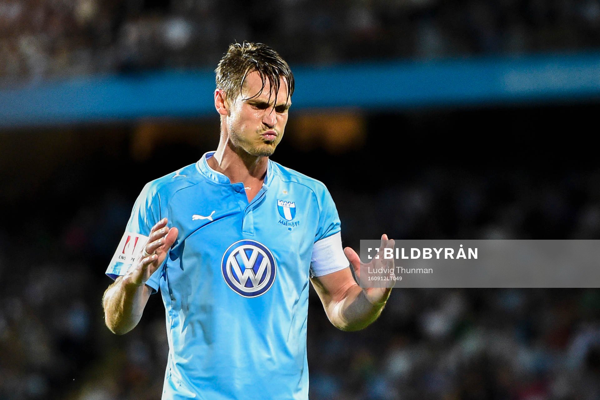 Malmö FFs Markus Rosenberg deppar
