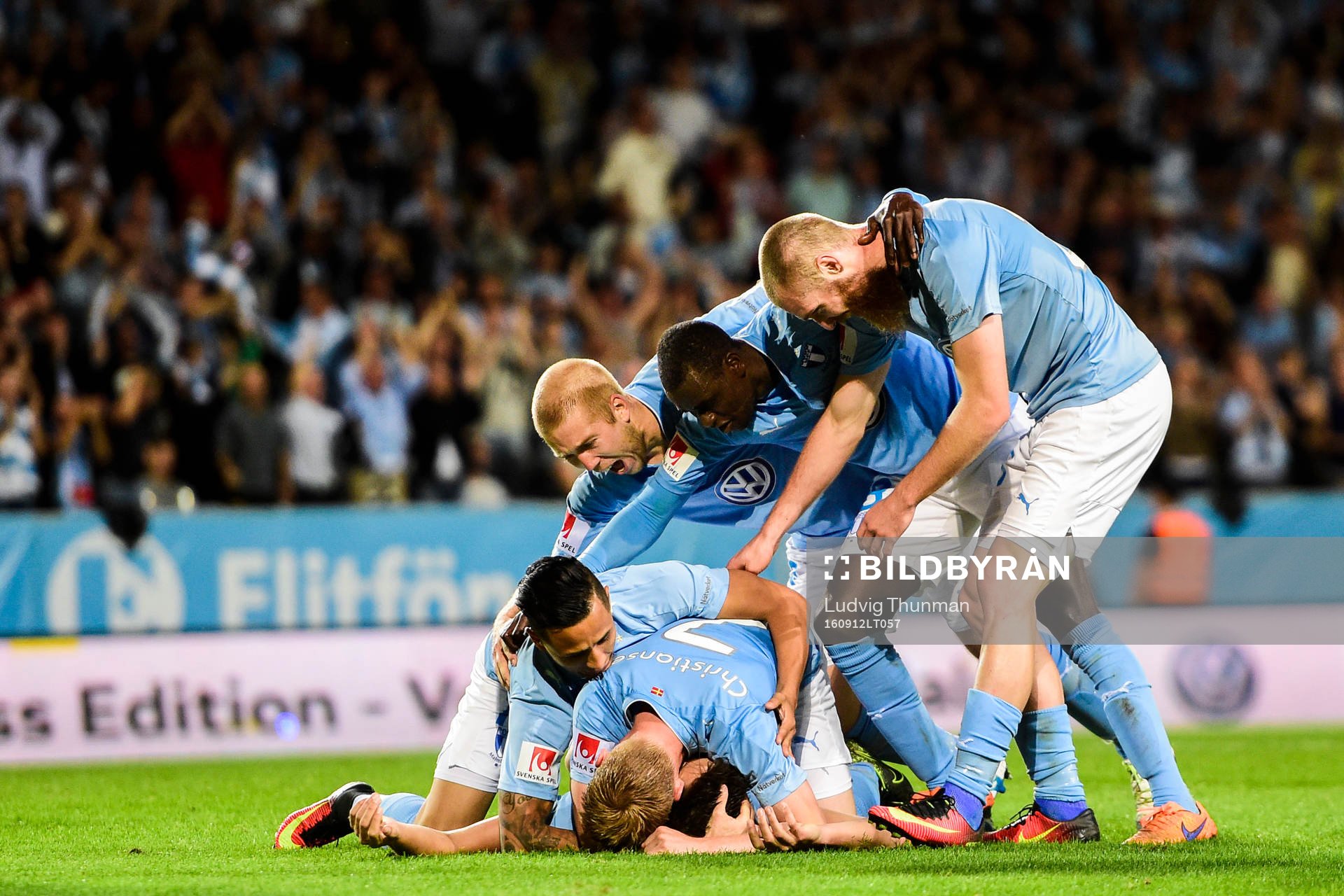 Malmö FFs Yoshimar Yotún, Anton Tinnerholm , Jo Inge