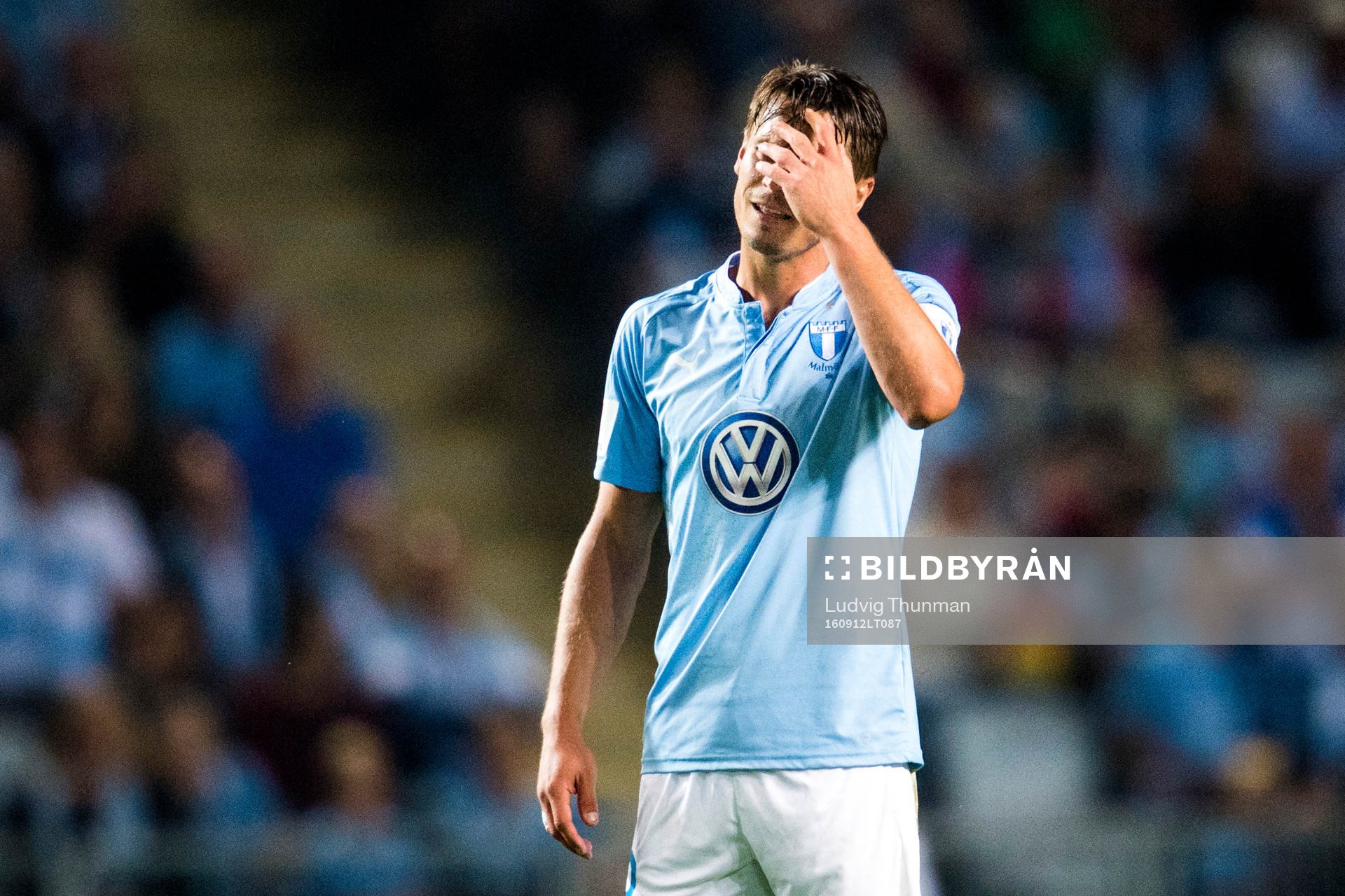 Malmö FFs Markus Rosenberg deppar