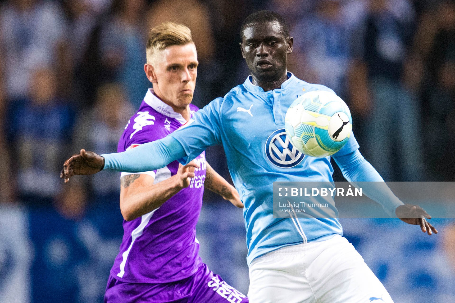 Malmö FFs Enock Kofi Adu och IFK Göteborgs Sören Rieks
