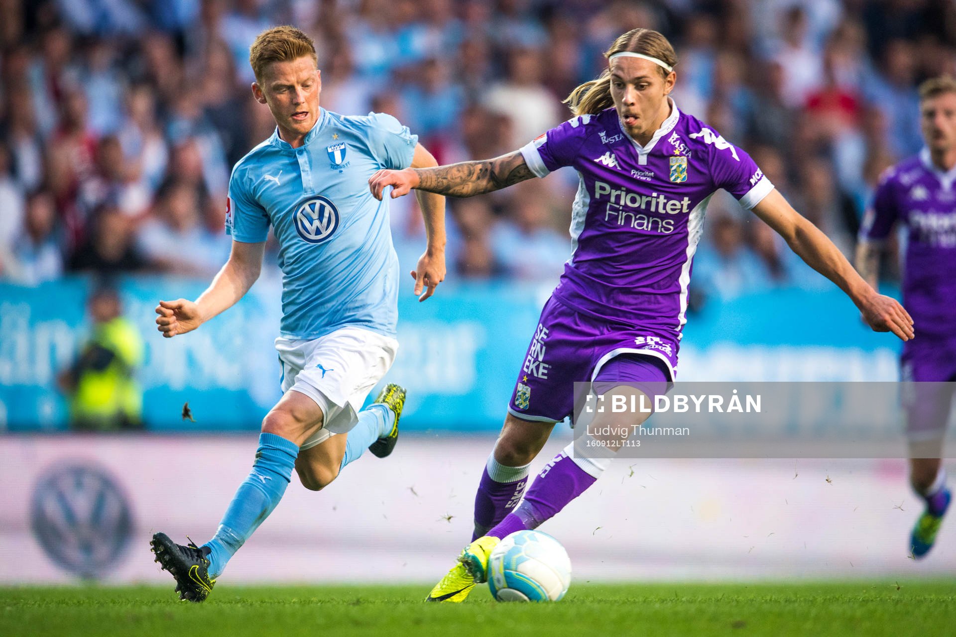 Malmö FFs Anders Christiansen och IFK Göteborgs Victor