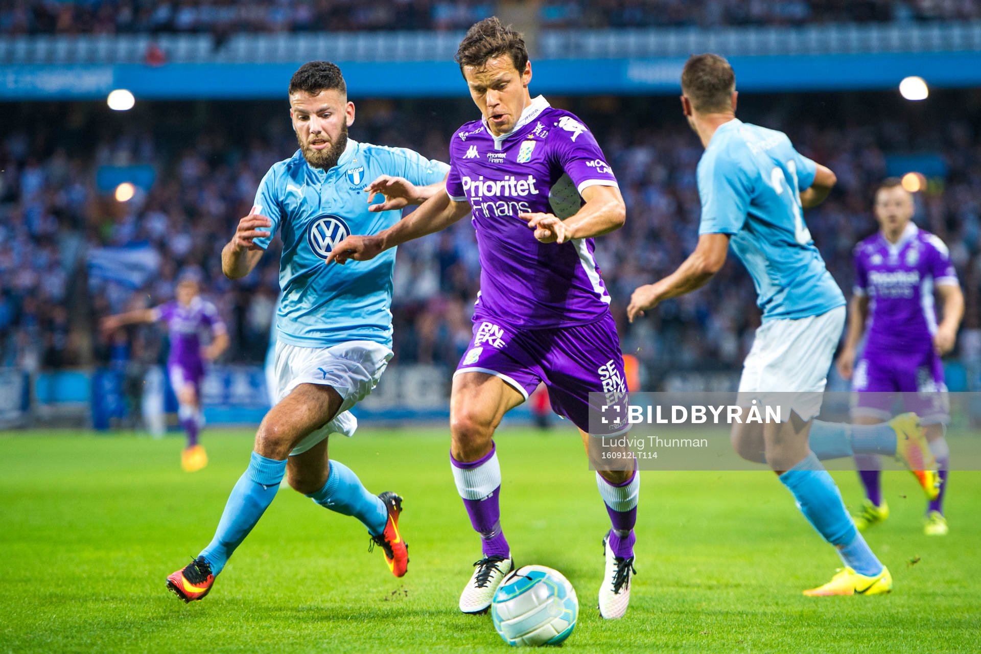 Malmö FFs Erdal Rakip och IFK Göteborgs Mads Albaek