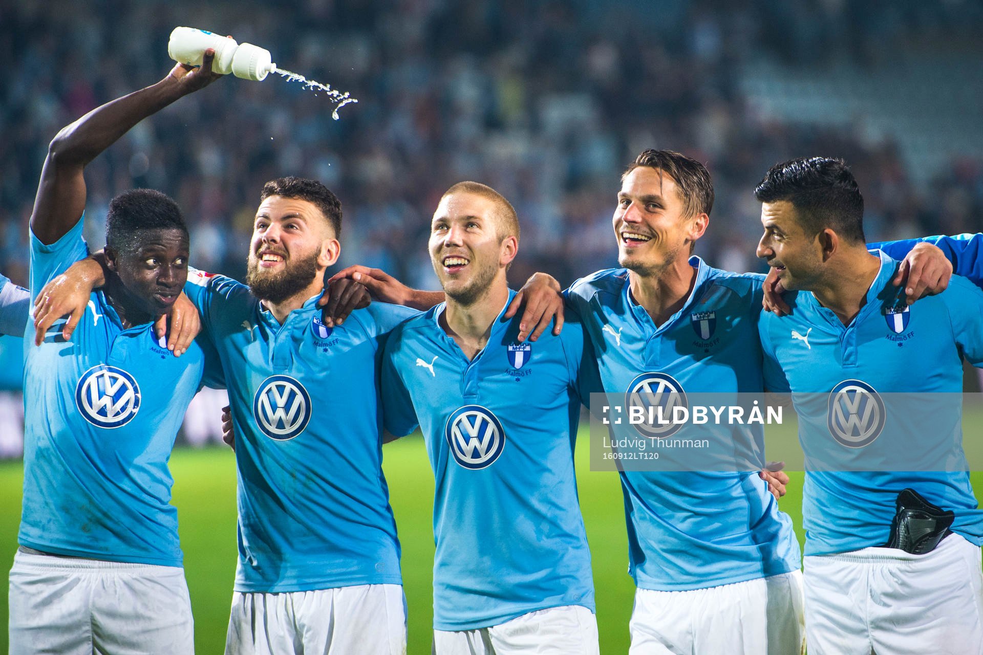 Malmö FFs Pa Konate Erdal Rakip, Anton Tinnerholm, Markus