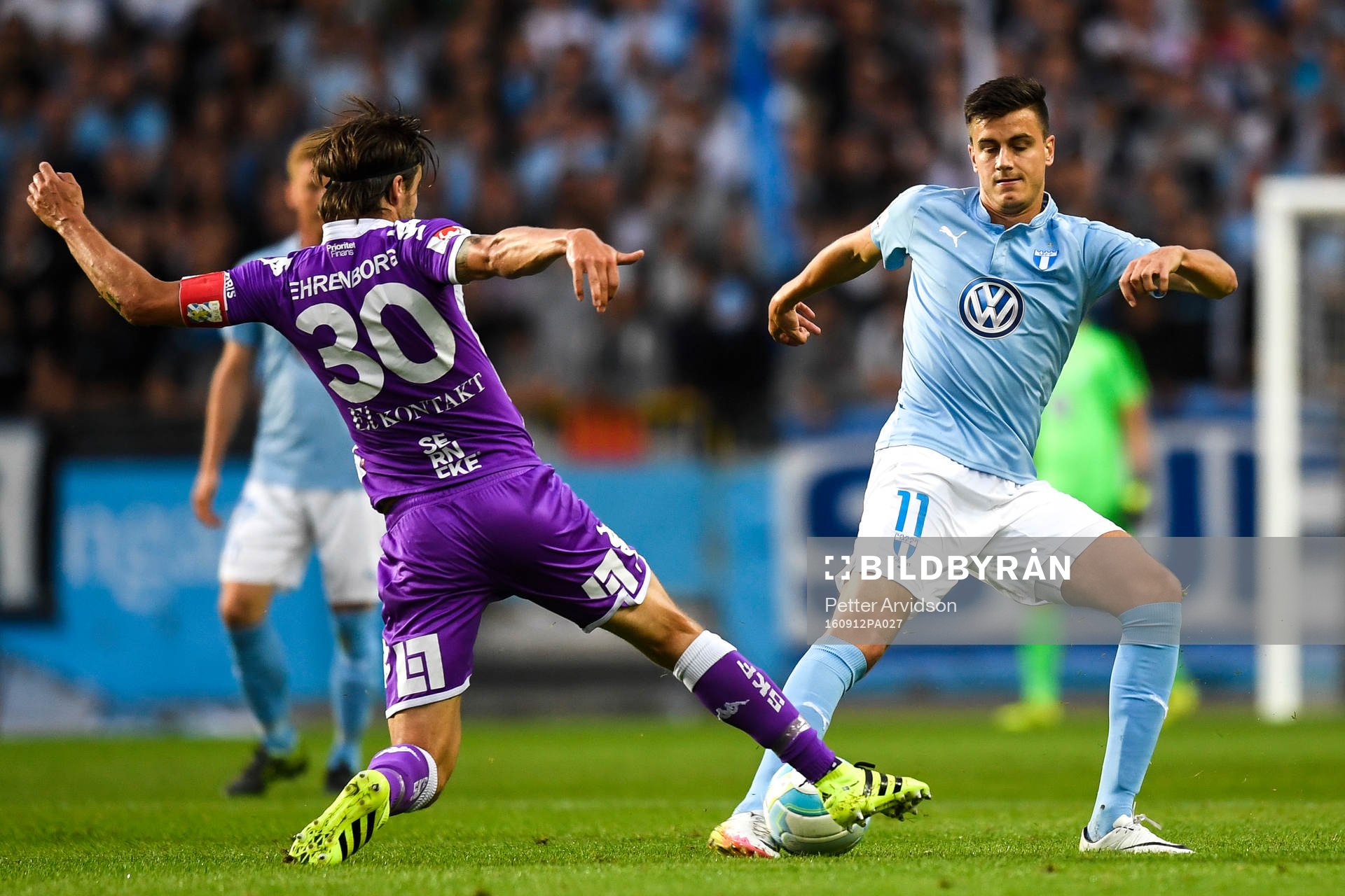 IFK Göteborgs Mattias Bjärsmyr och Malmö FFs Alexander