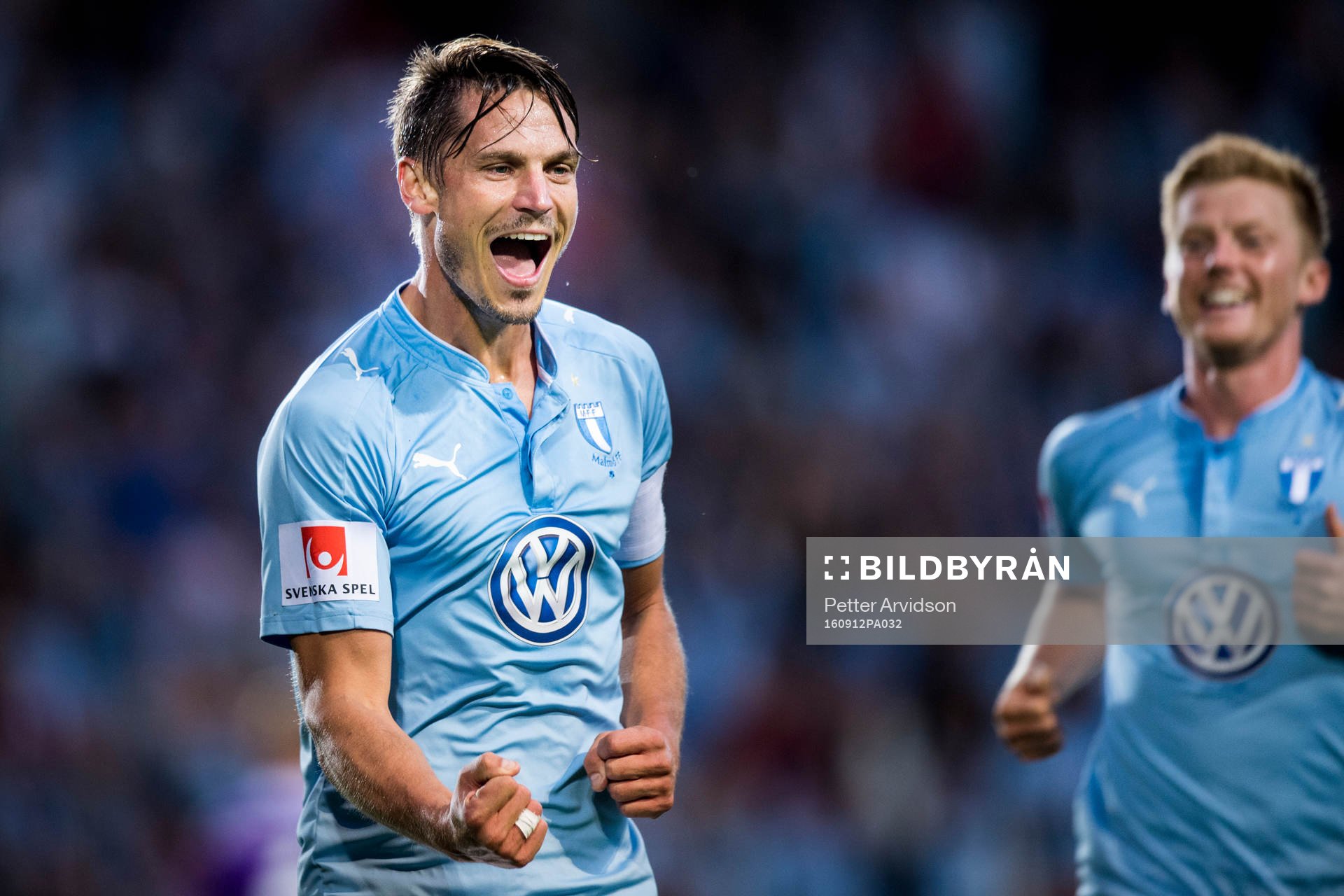 Malmö FFs Markus Rosenberg jublar