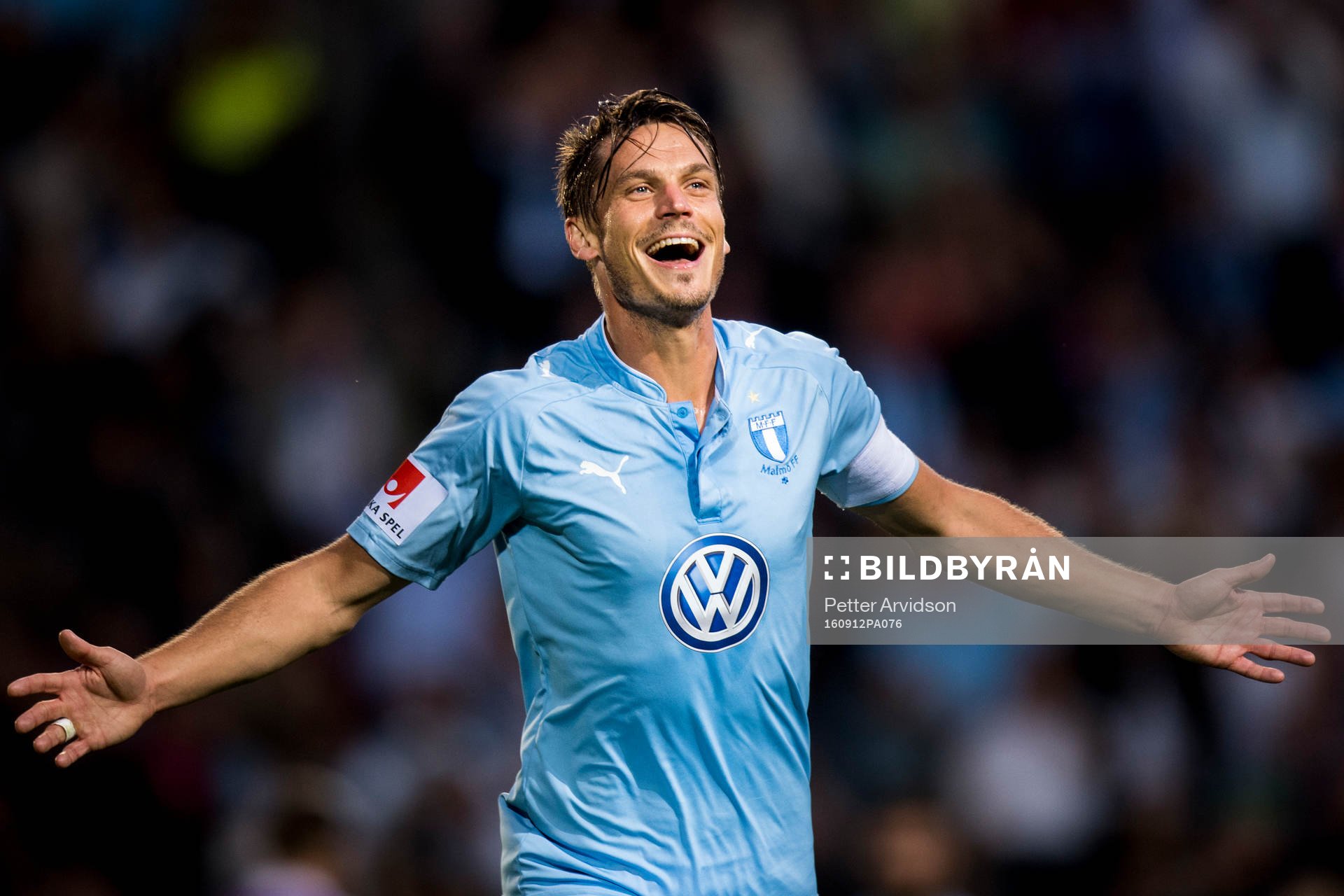 Malmö FFs Markus Rosenberg jublar