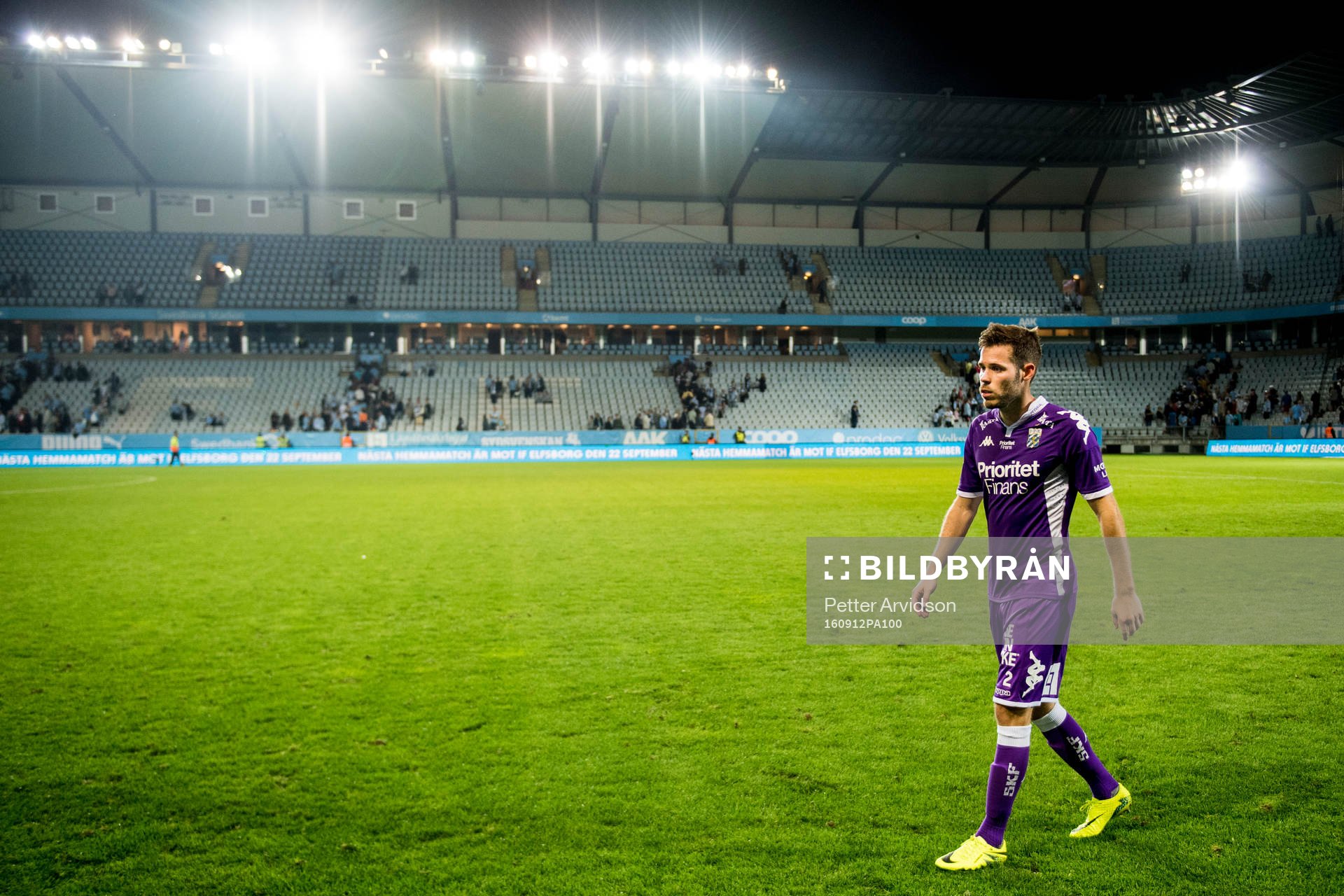 IFK Göteborgs Emil Salomonsson deppar när han lämnar