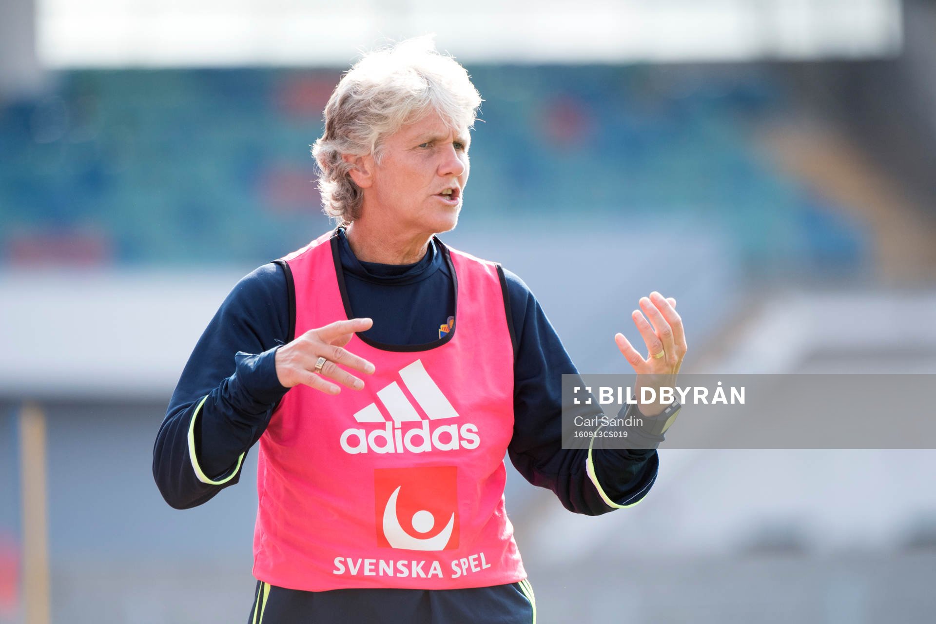 Sveriges förbundskapten Pia Sundhage