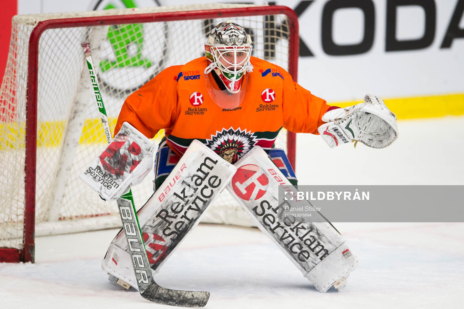 Frölundas målvakt Johan Gustafsson