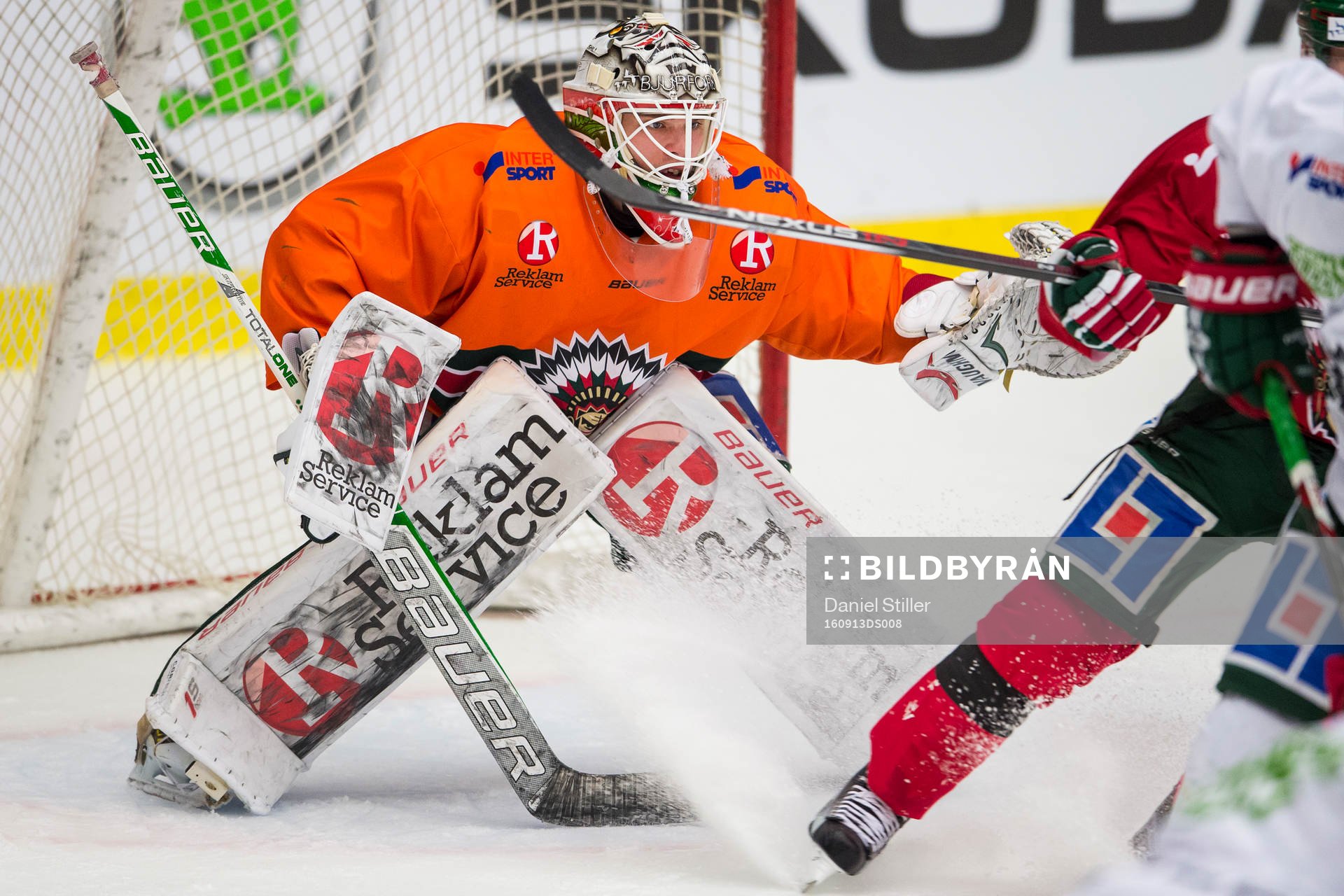 under en träning med Frölunda