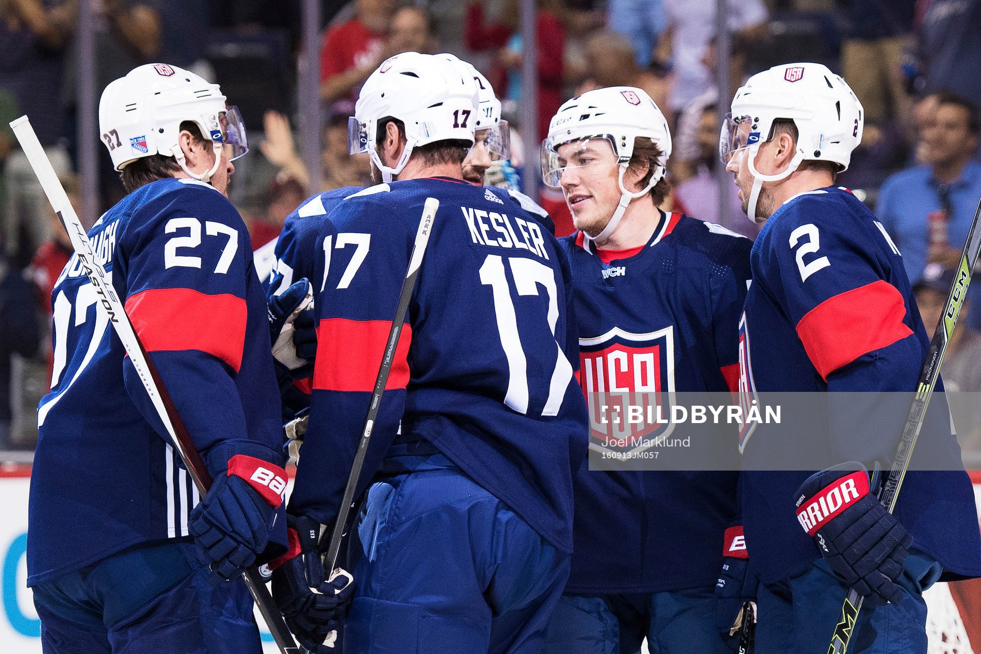 s Ryan McDonagh, Ryan Kesler, T.J. Oshie och Matt Niskanen