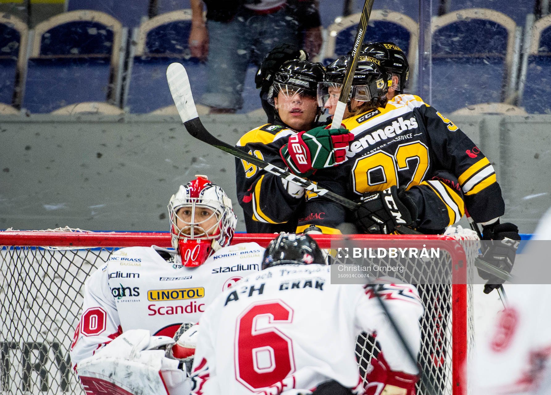 Panterns Erik Nyström, Dennis Svensson och Axel Wemmenborn