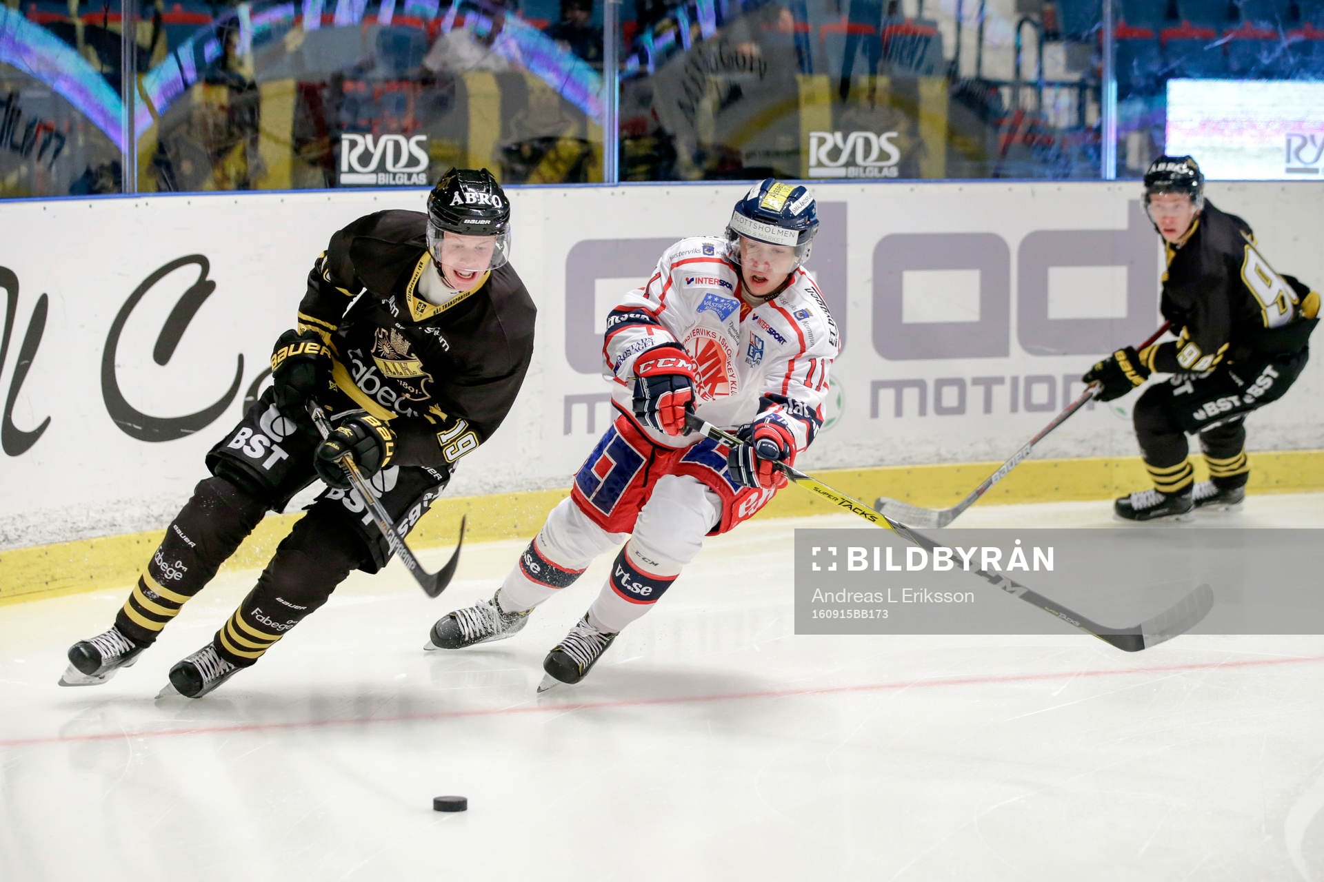 s Fredrik Karlström och Västerviks Joakim Thelin