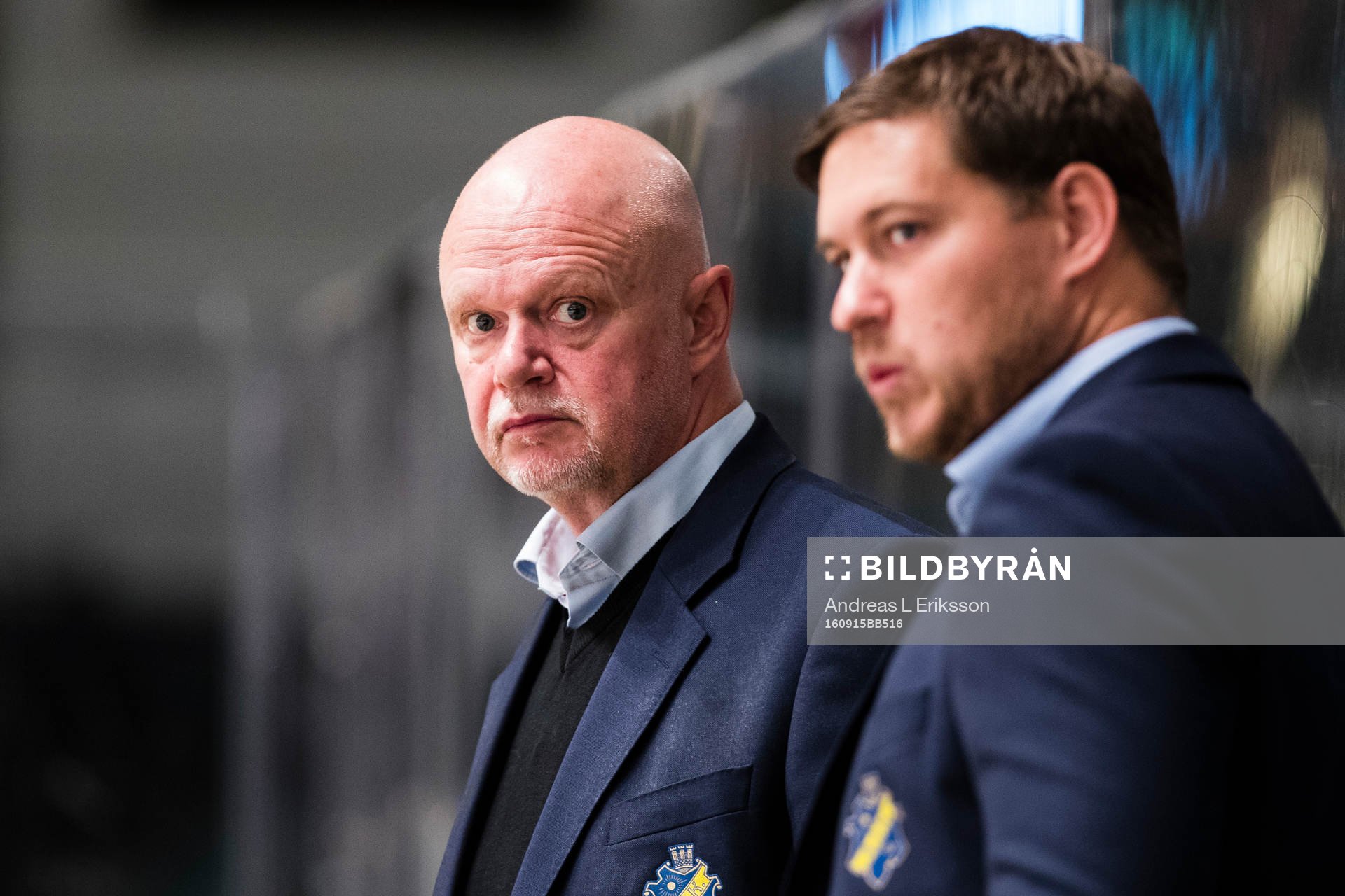 s tränare Roger Melin och assisterande tränare Patrik
