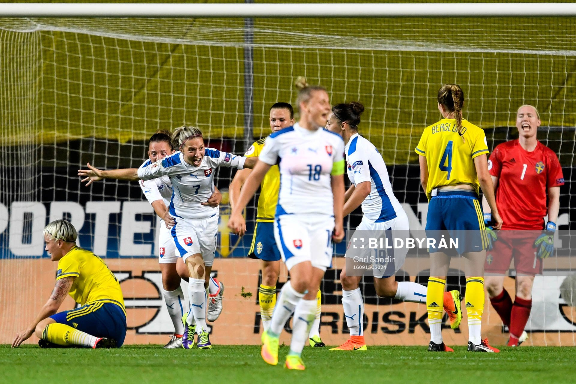 Slovakiens Patricia Fischerova jublar