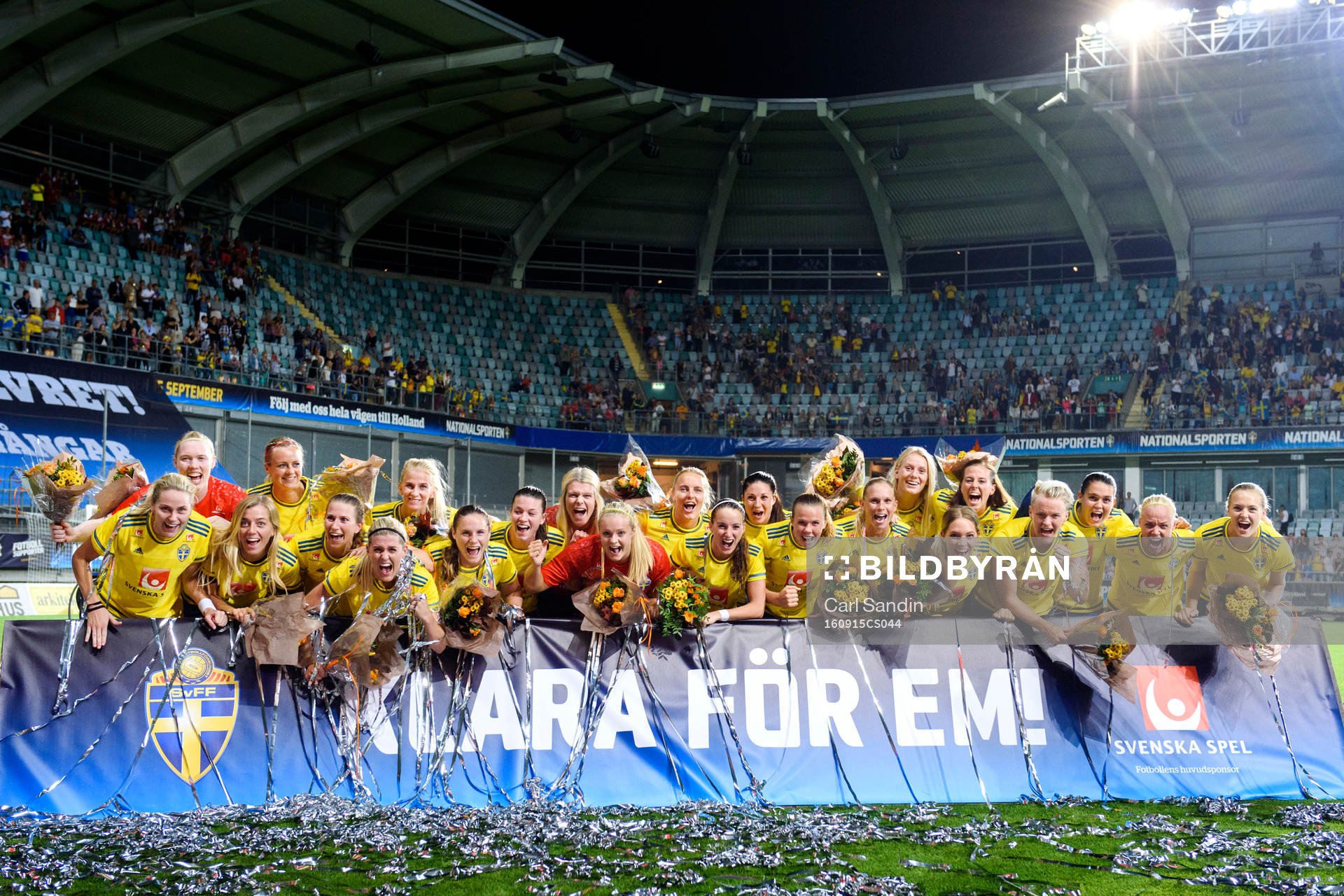 Spelarna jublar