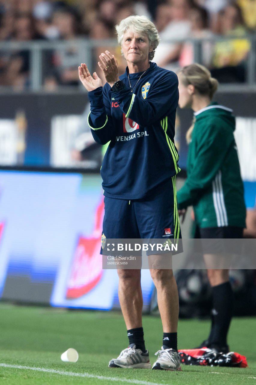 Sveriges förbundskapten Pia Sundhage