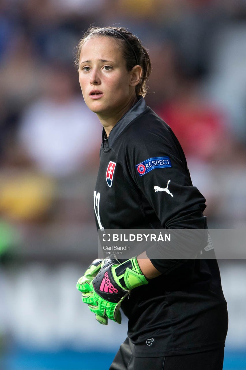 Slovakiens målvakt Maria Korenciova