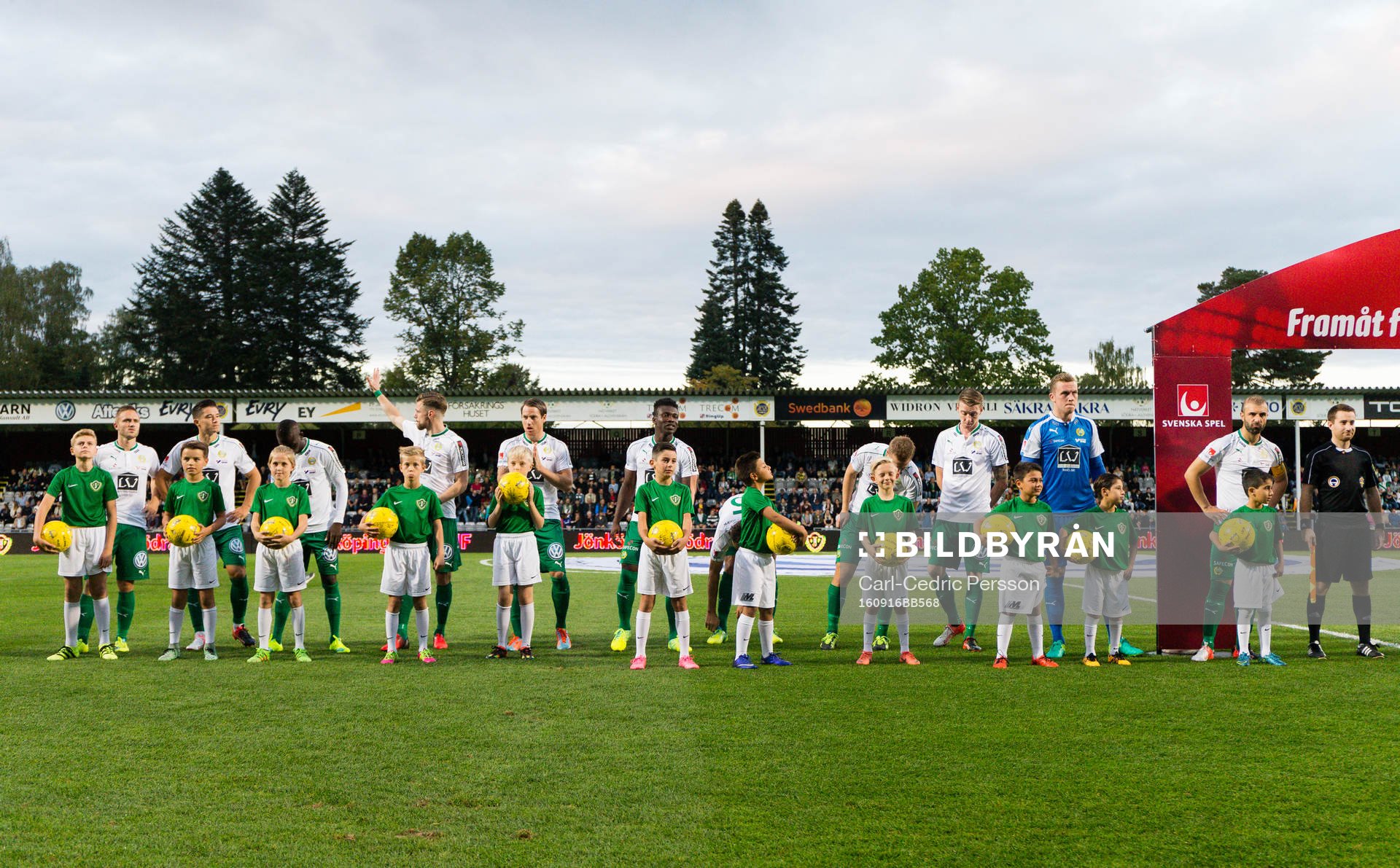 Hammarbys lag uppställda