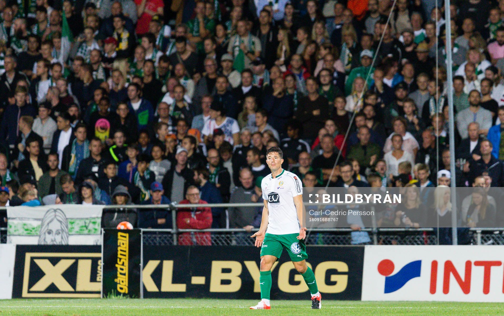 Hammarbys David Boo Wiklander reagerar