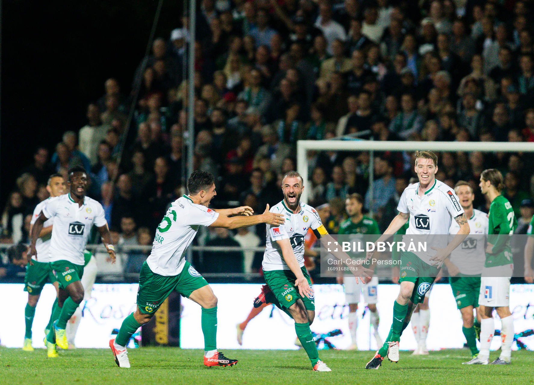 Hammarbys Kennedy Bakircioglu jublar