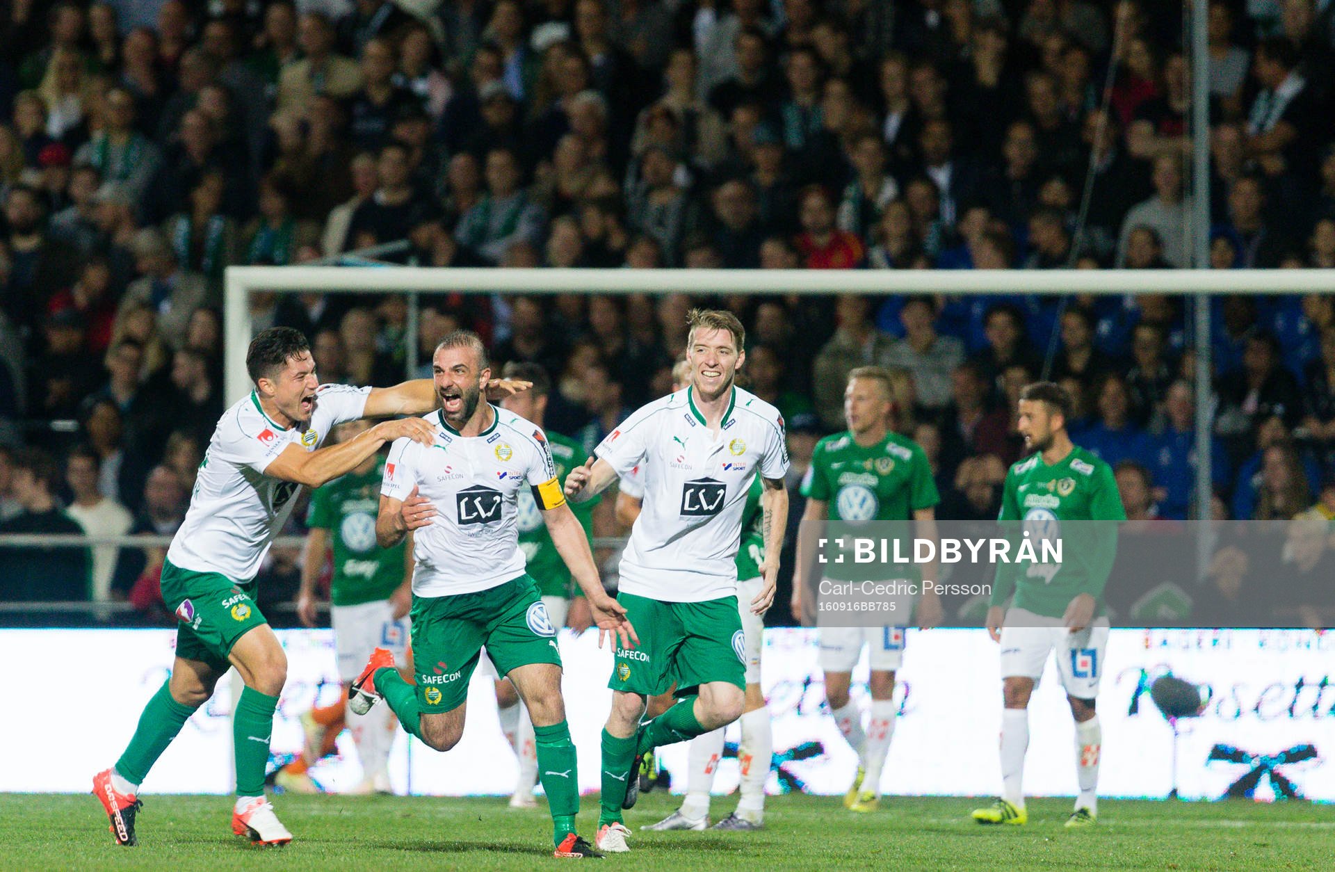 Hammarbys Kennedy Bakircioglu jublar