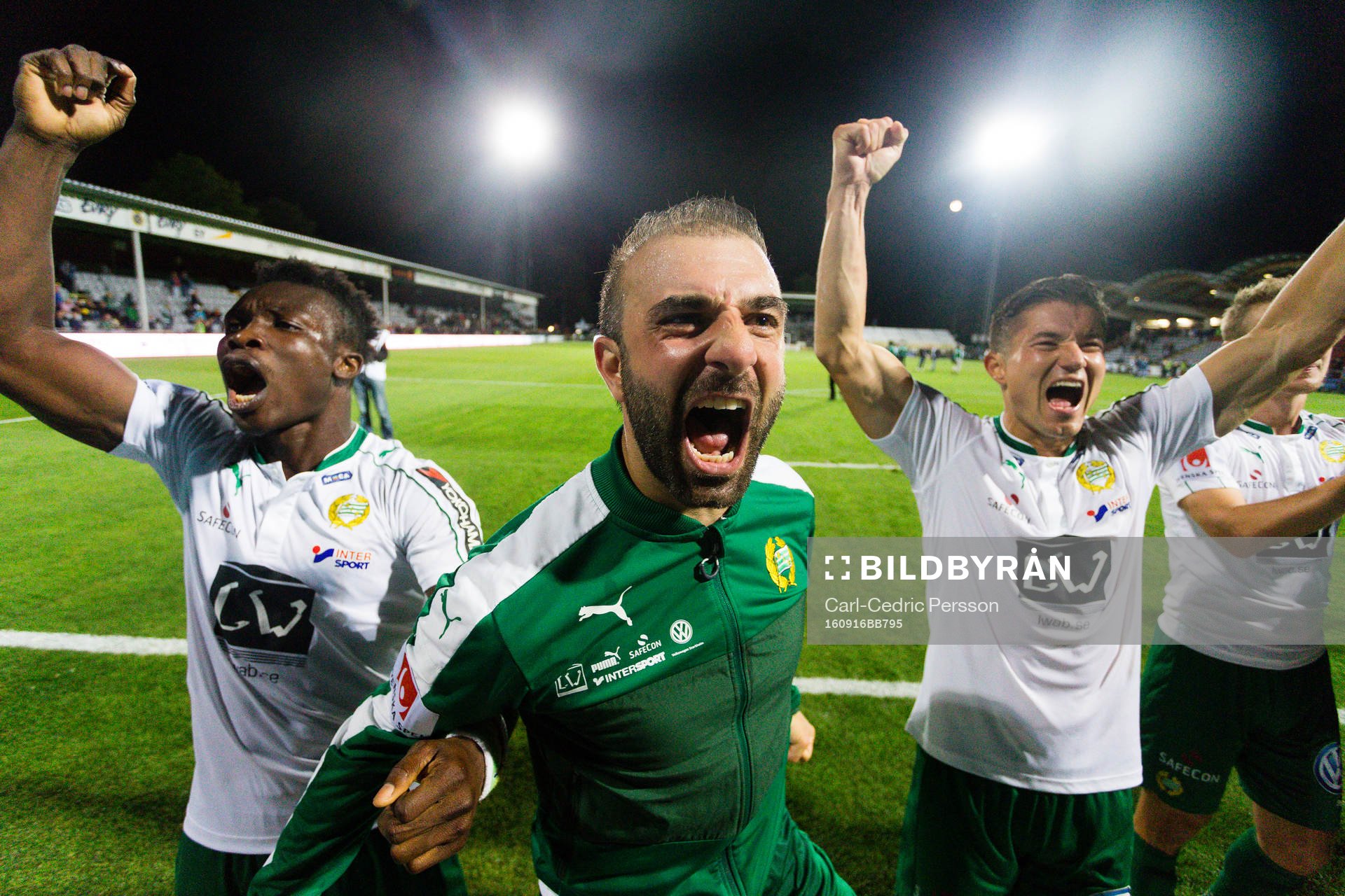 Hammarbys Kennedy Bakircioglu jublar
