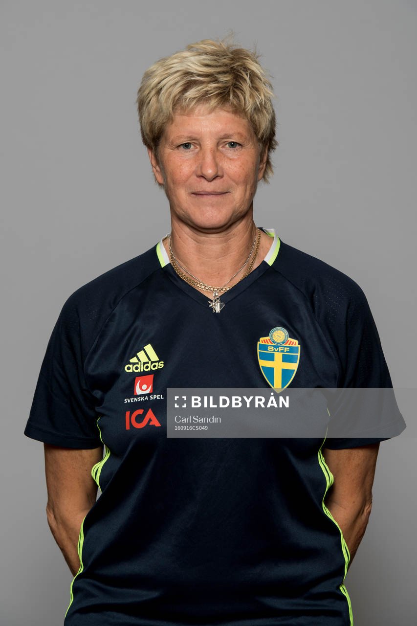 Sveriges målvaktstränare Elisabeth Leidinge