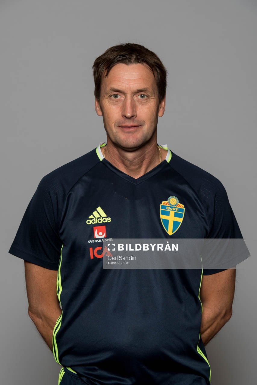 Sveriges tränare Björn Lindén