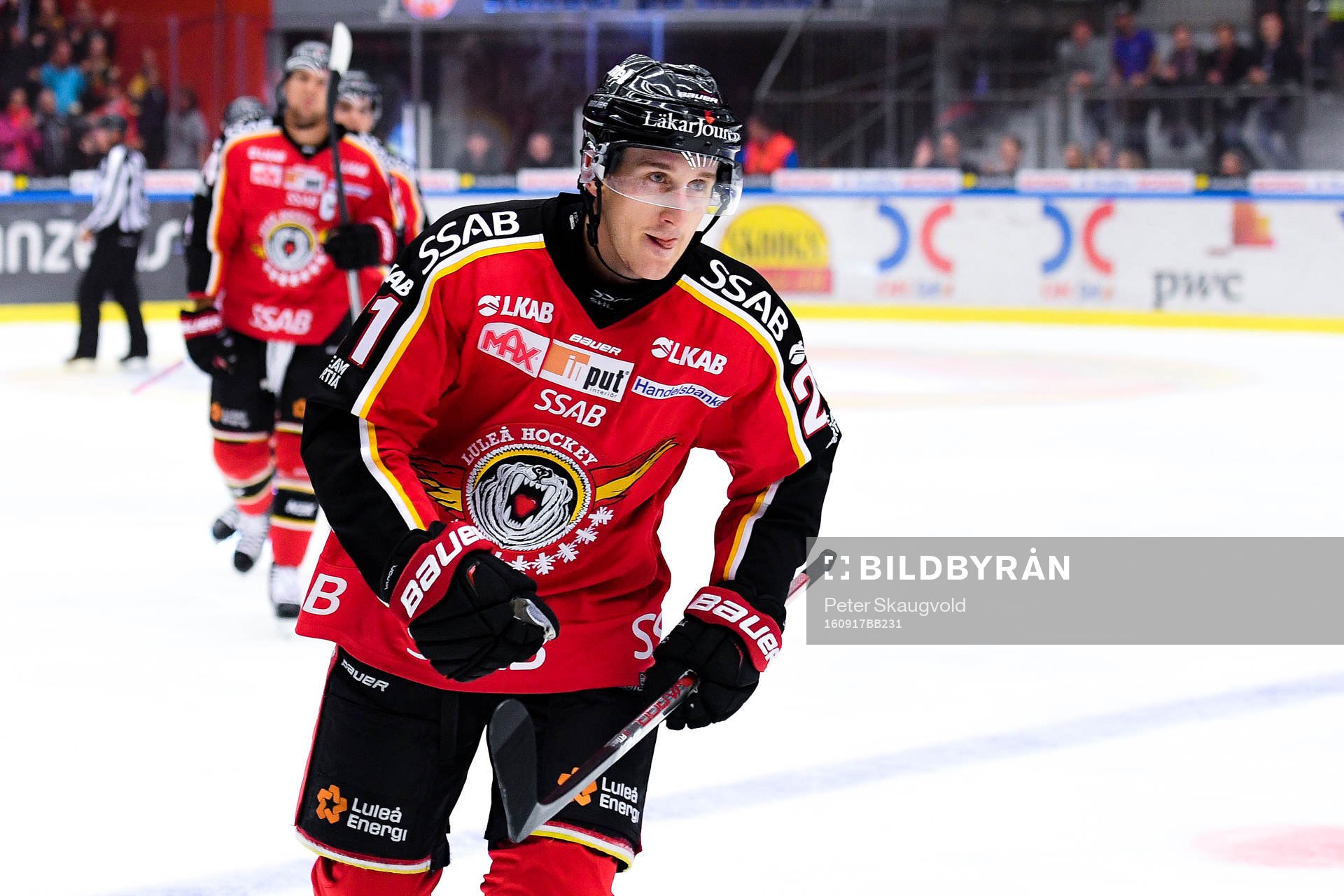 Luleås Bill Sweatt jublar