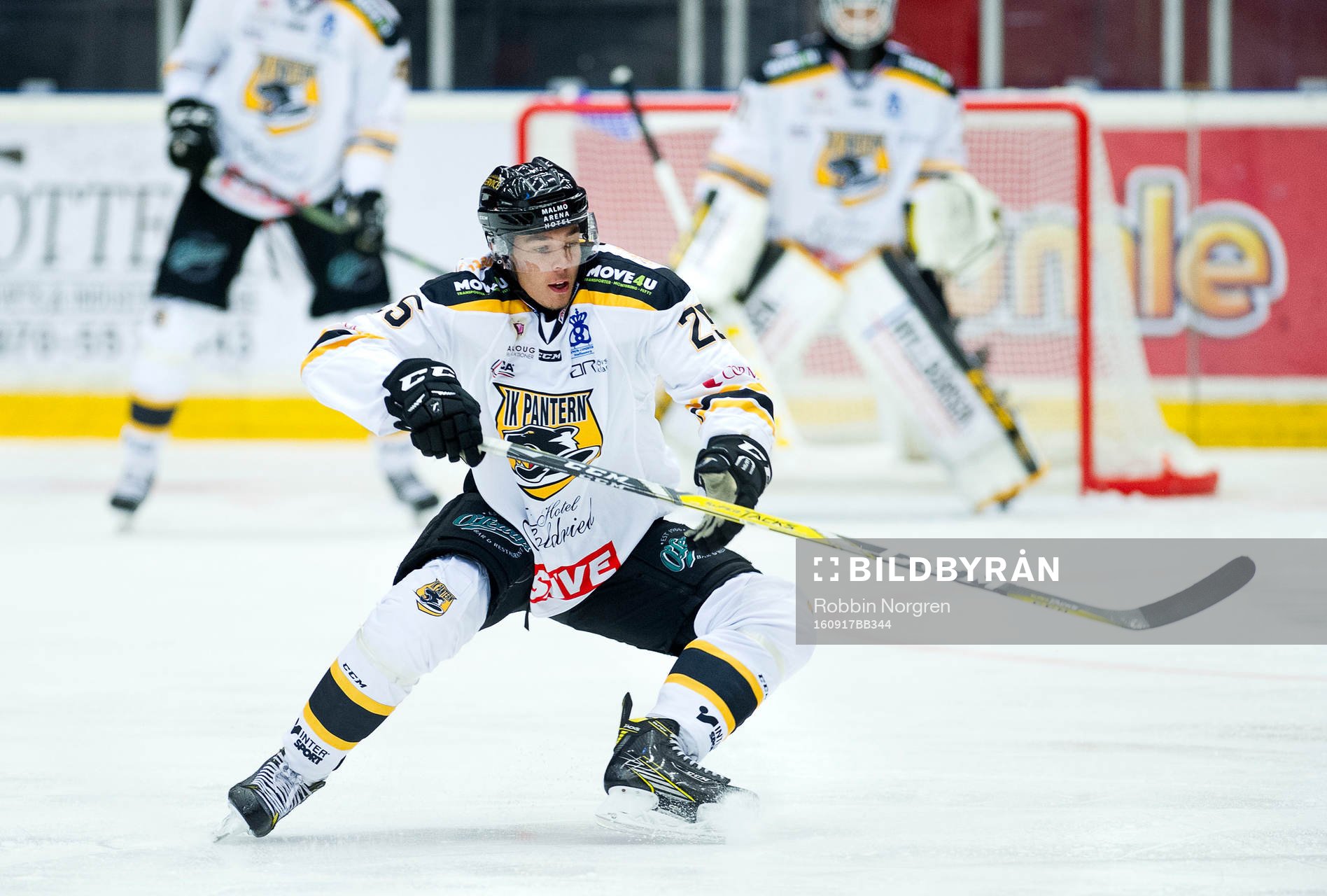 under ishockeymatchen i Hockeyallsvenskan mellan Modo och