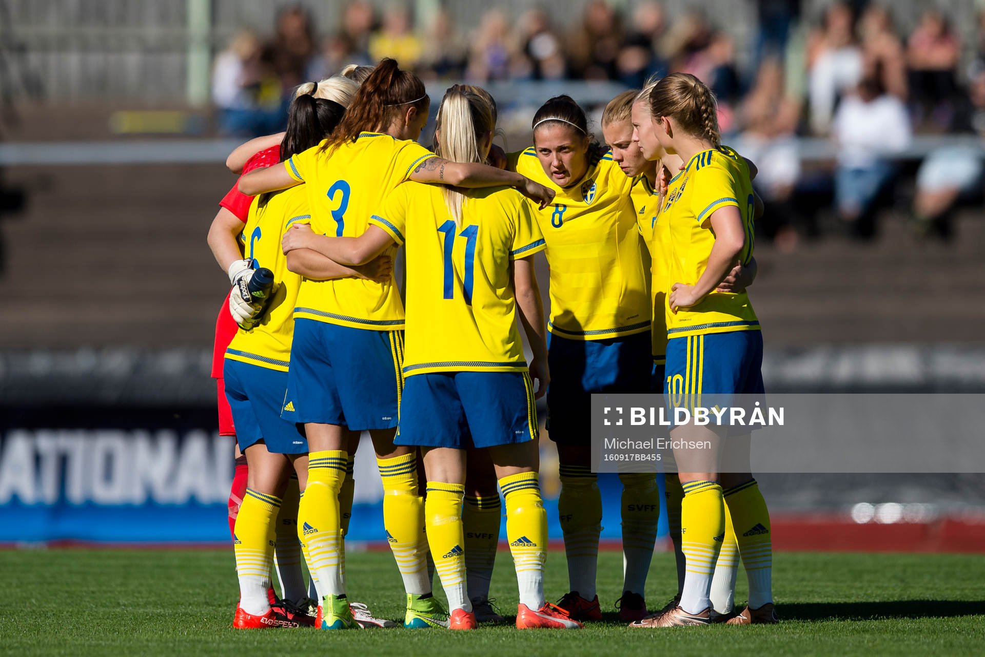 Sverige samlade innan U20 landskampen i fotboll mellan