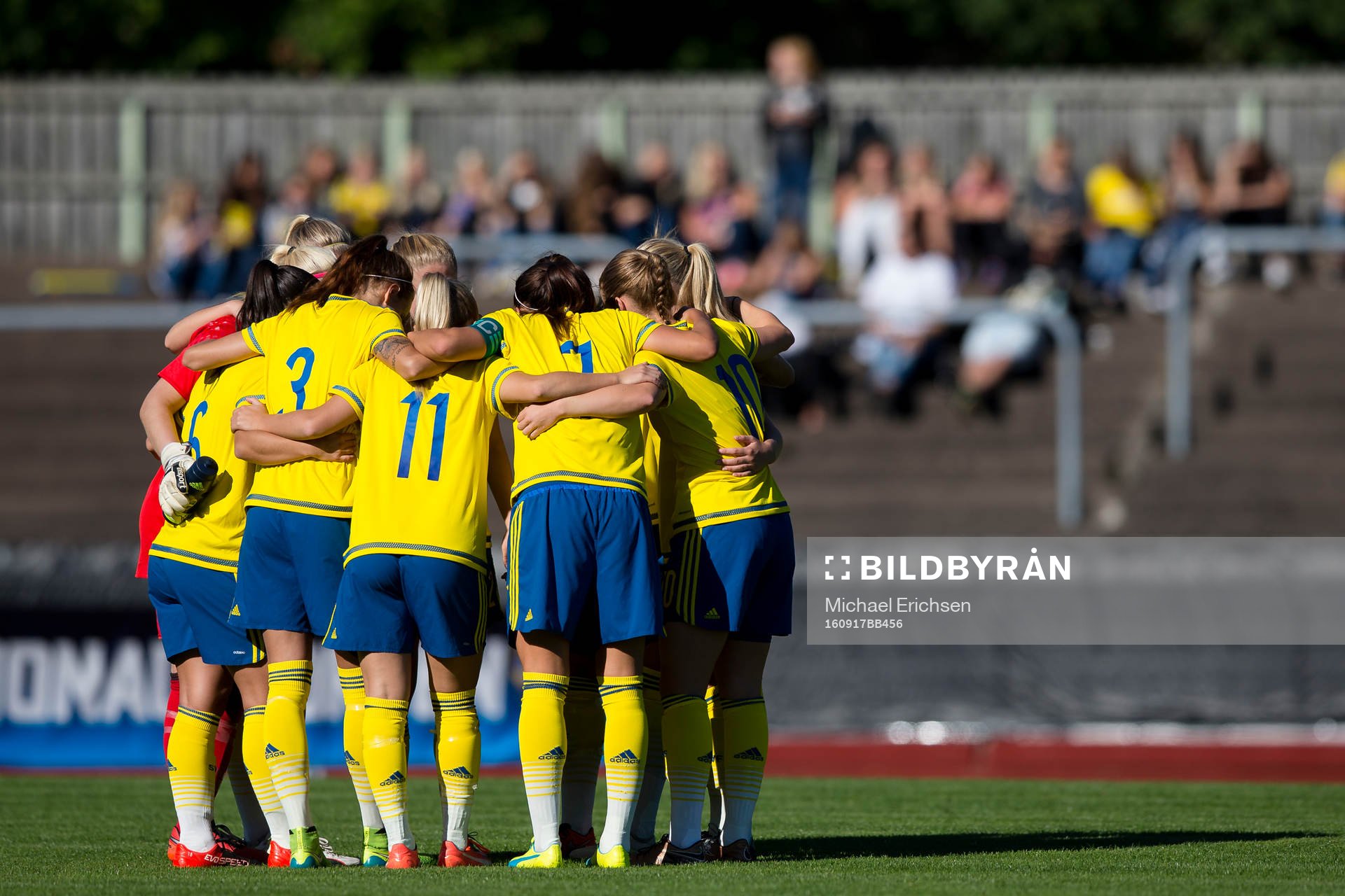 Sverige samlade innan U20 landskampen i fotboll mellan