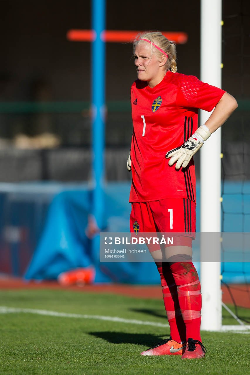 Sveriges målvakt Emma Holmgren