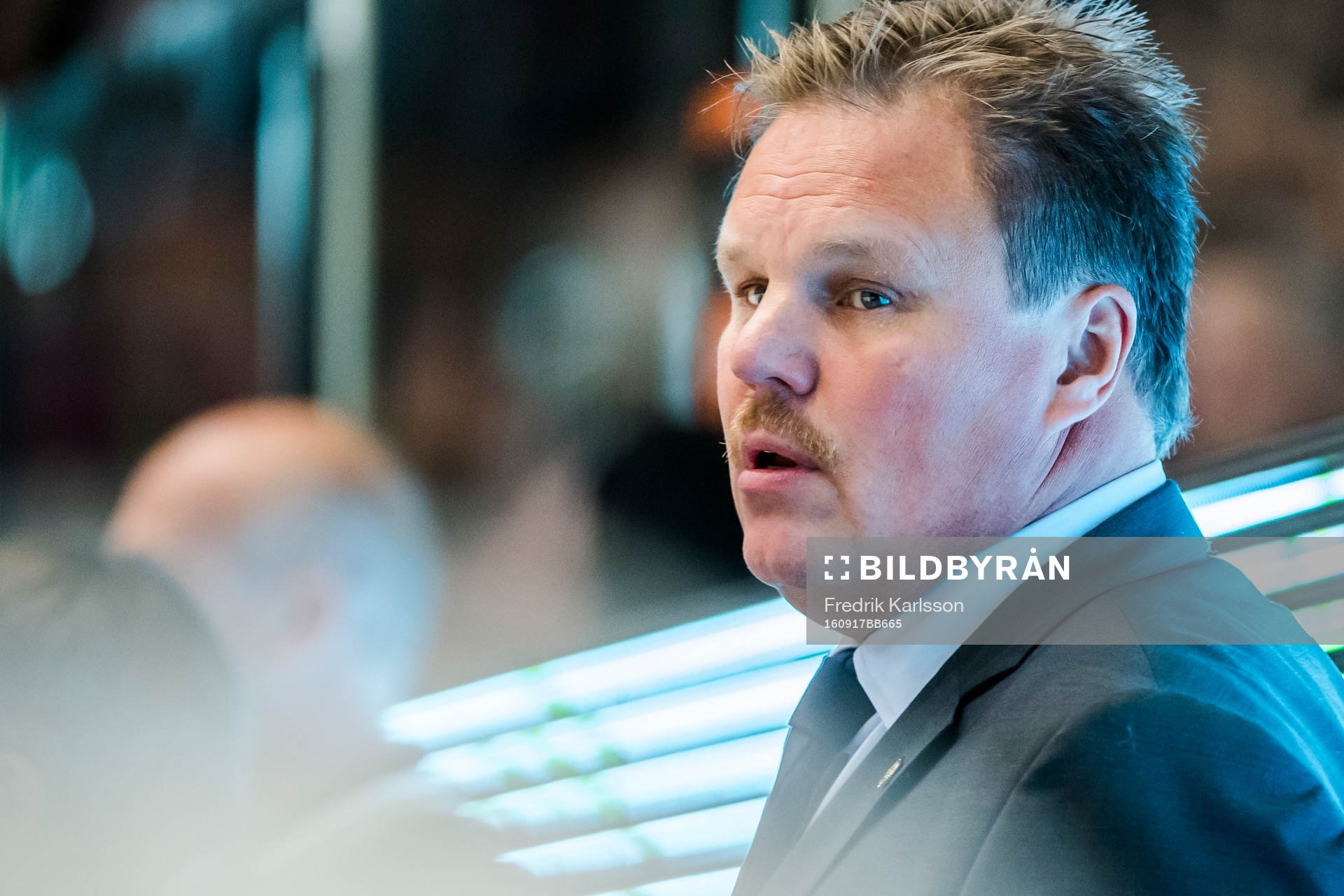 Färjestads Tränare Leif Carlsson