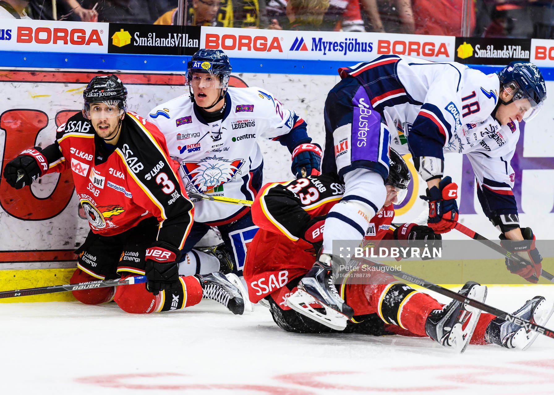Luleås Daine Todd och Linköpings Emil Sylvegård