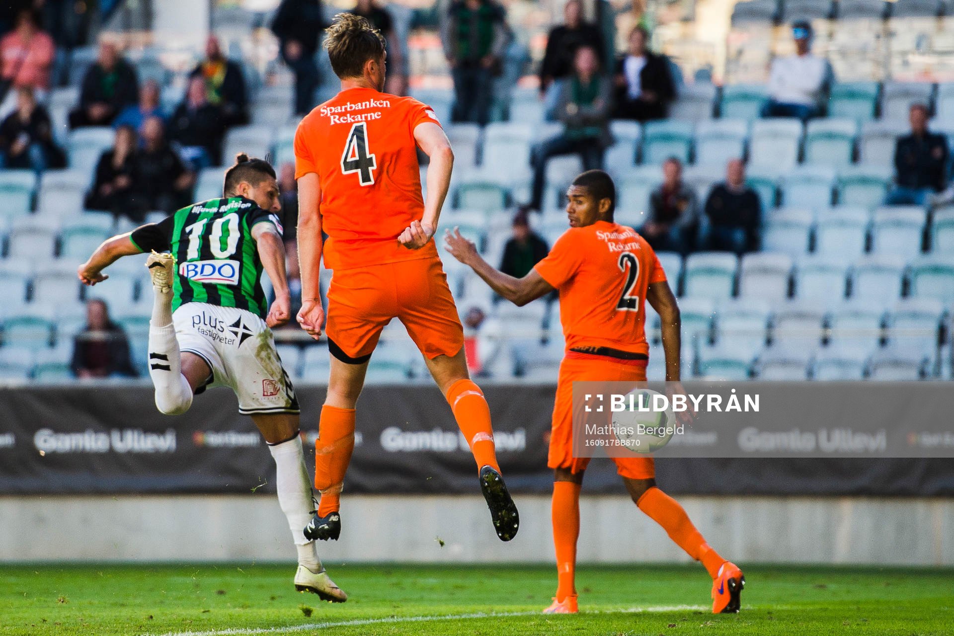 GAIS Luka Mijaljevic med nickeln som betydde kvittering