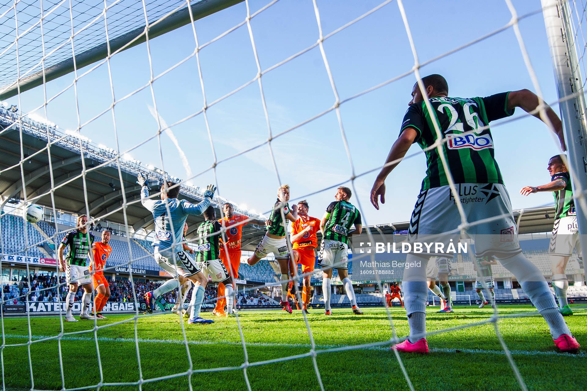 GAIS Johan Ramhorn ,målvakt Tommi Vaiho, Kieron Cadogan,