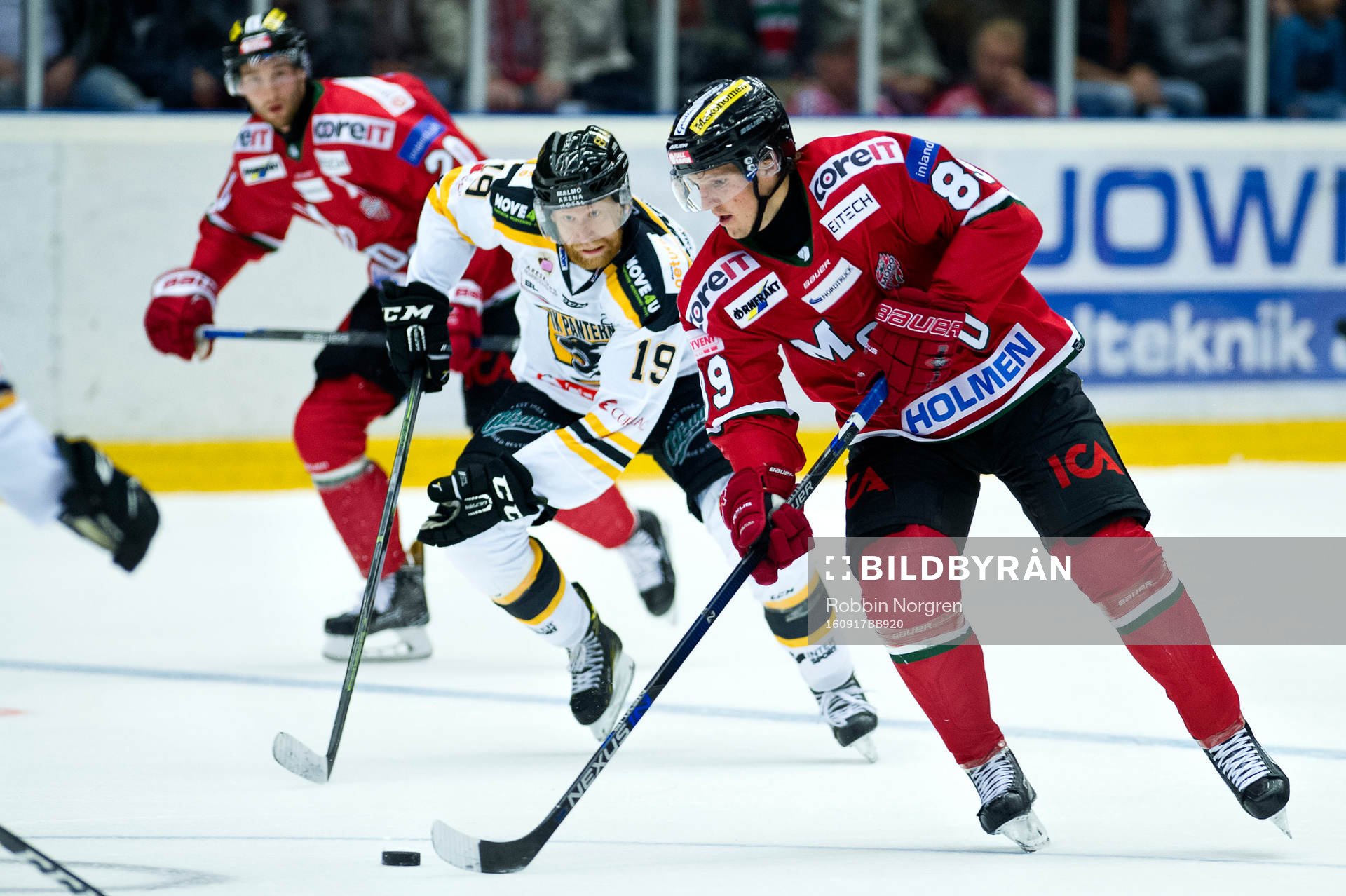 Panterns Jakob Karlsson och Modos Patrik Karlkvist