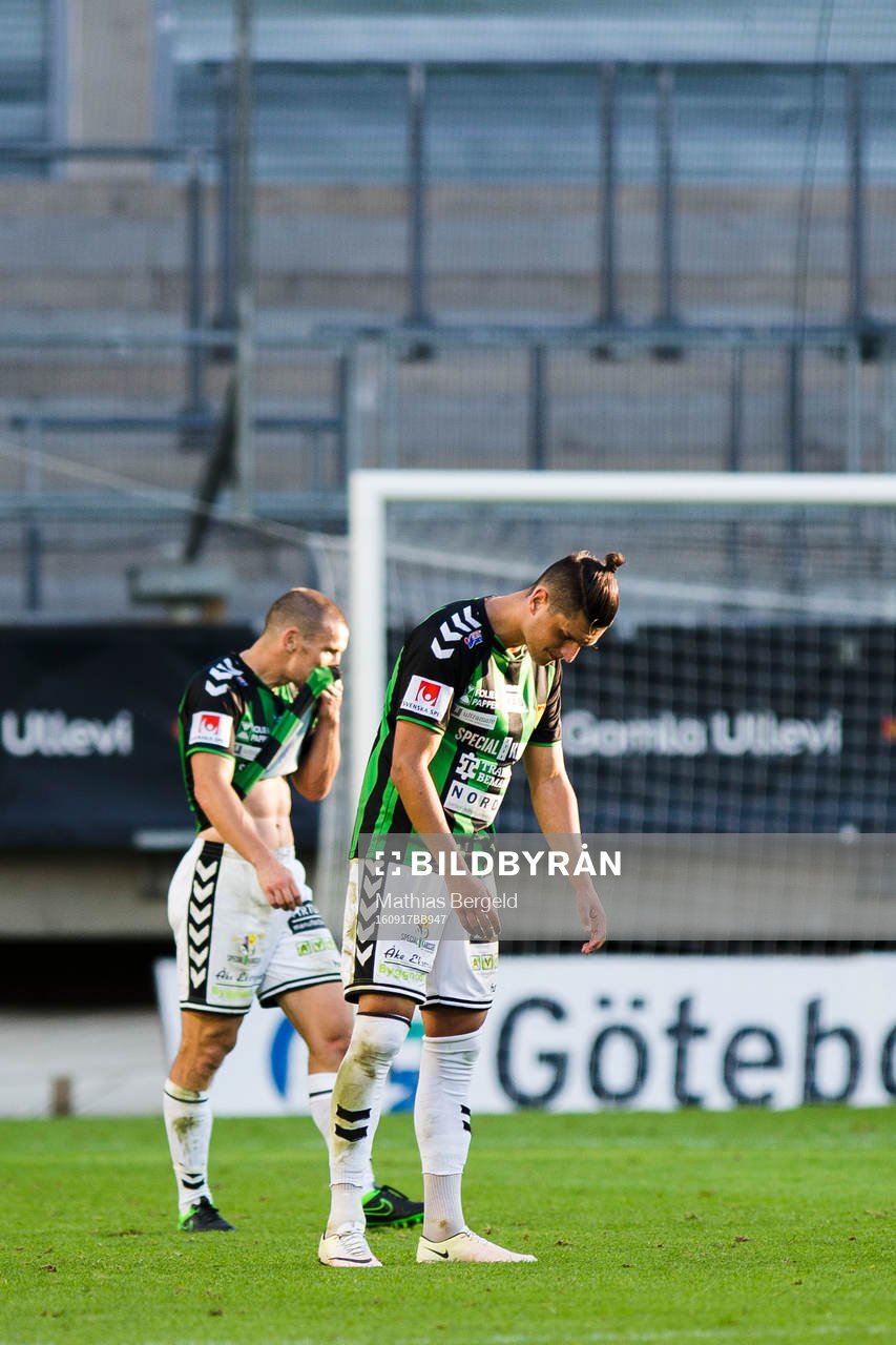 GAIS James Sinclair och Luka Mijaljevic deppar